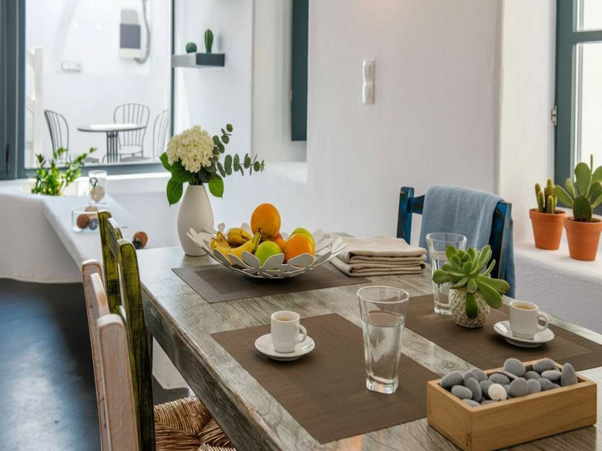 Authentiek Santorini thuis in Emporeio voor 6 personen - foto 3