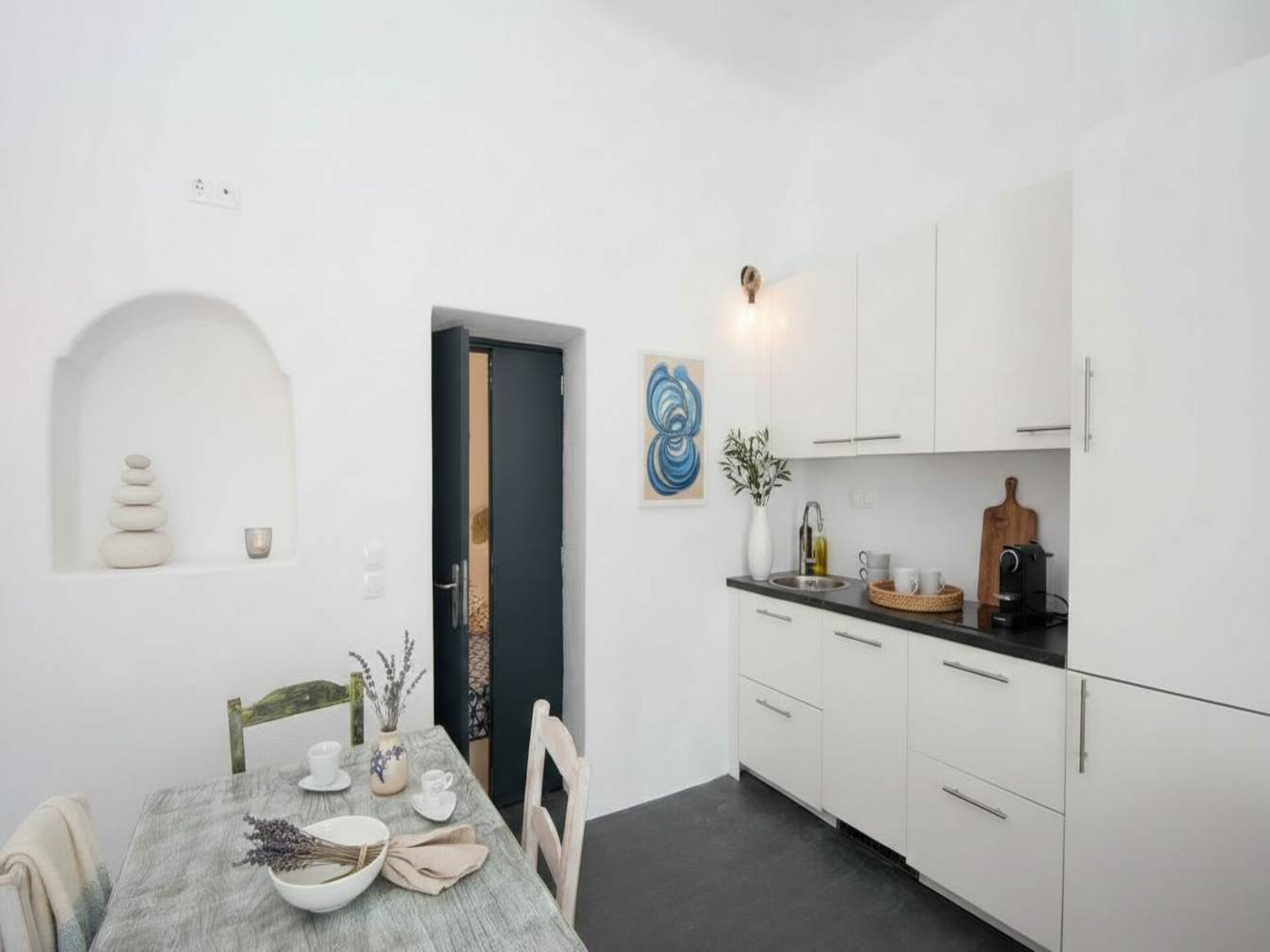 Authentiek Santorini thuis in Emporeio voor 6 personen - foto 4