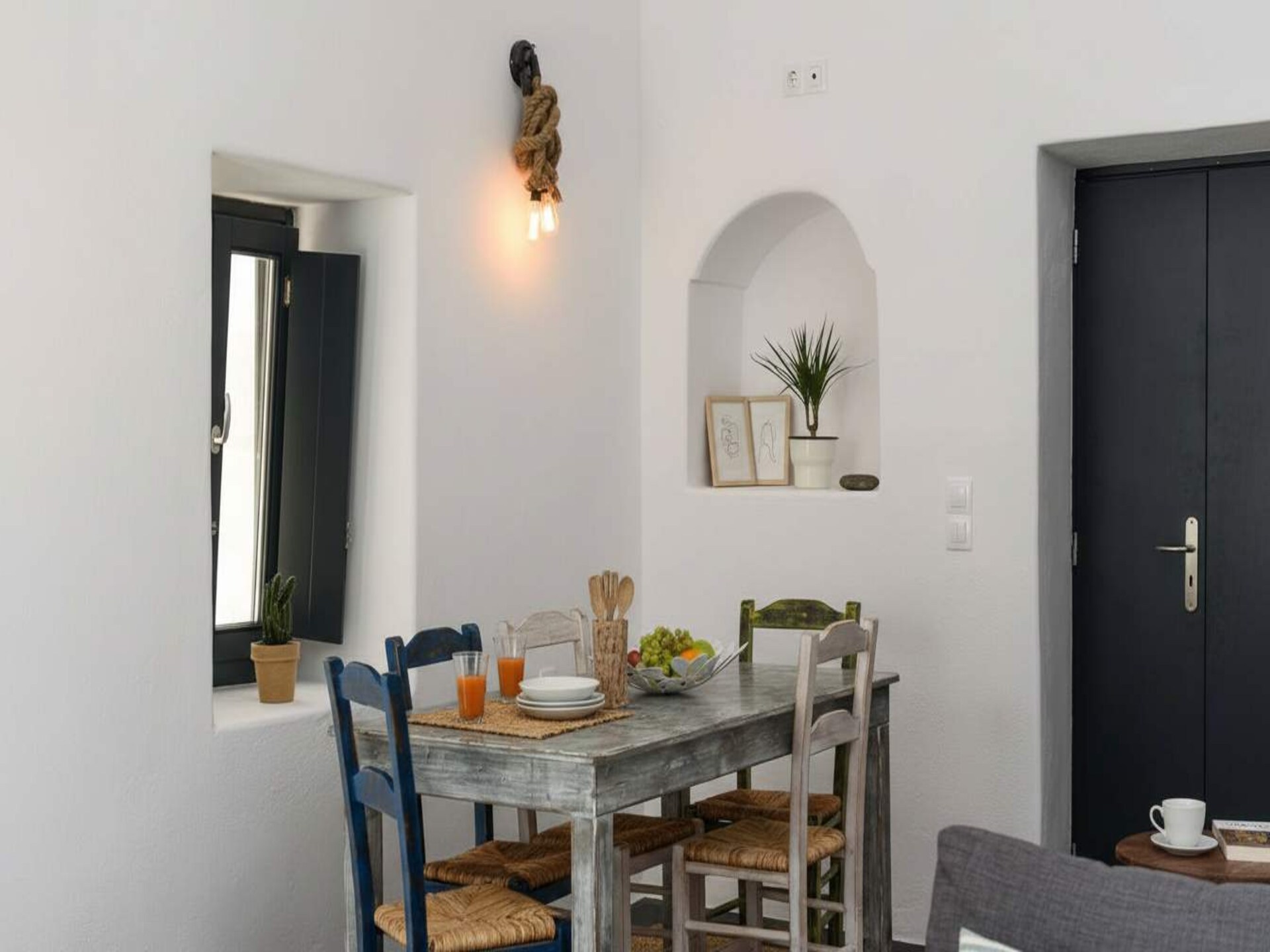 Authentiek Santorini thuis in Emporeio voor 6 personen - foto 14