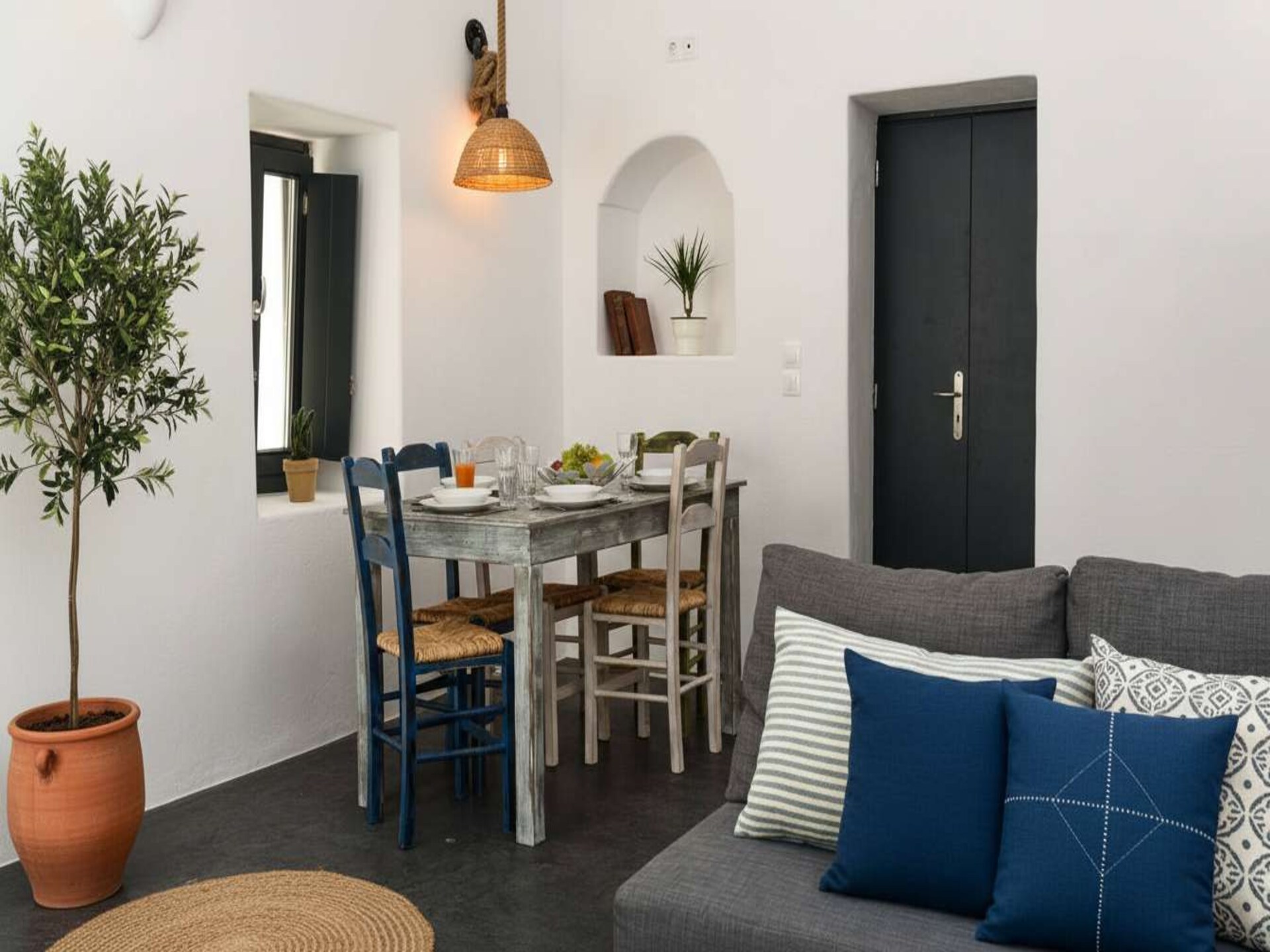 Authentiek Santorini thuis in Emporeio voor 6 personen - foto 11