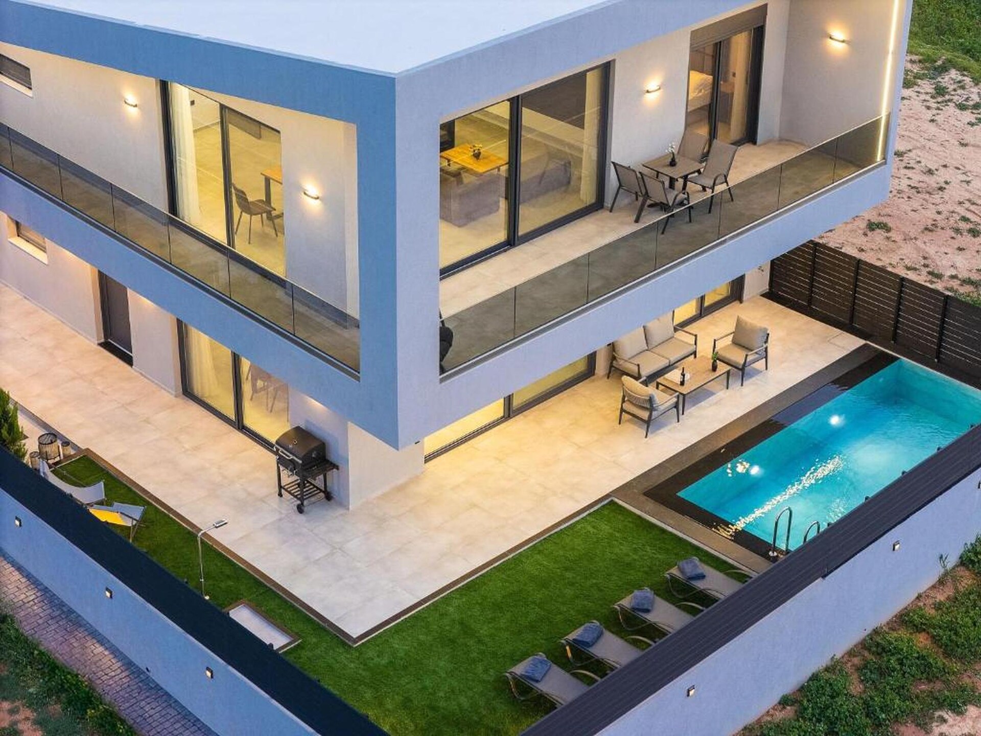 Resmi Seaview Villa: Vrijstaande zeevilla met panoramisch uitzicht bij Gournes - foto 11