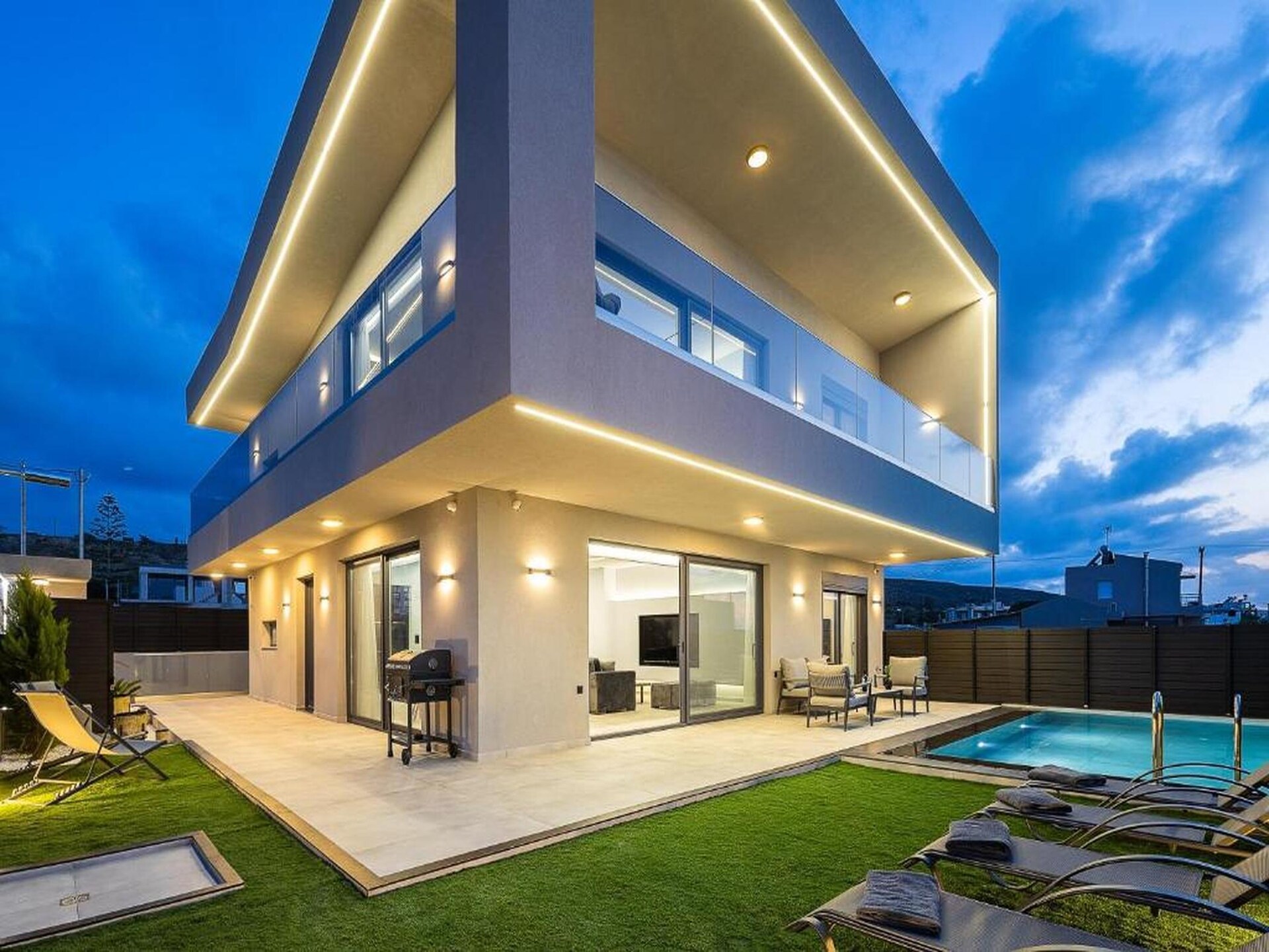 Resmi Seaview Villa: Vrijstaande zeevilla met panoramisch uitzicht bij Gournes - foto 17