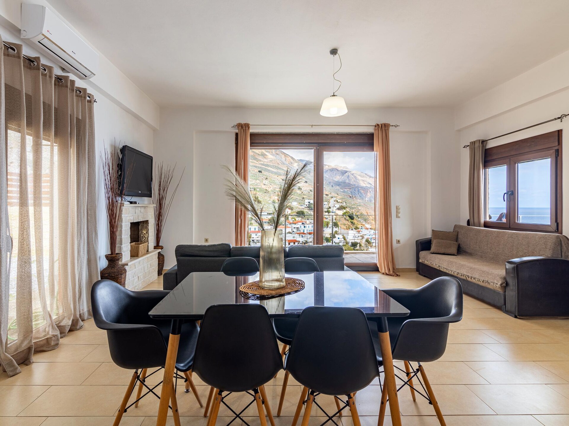 Villa Emmanuela met panoramisch zeezicht en dakterraszwembad in Tris Ekklisies - foto 4