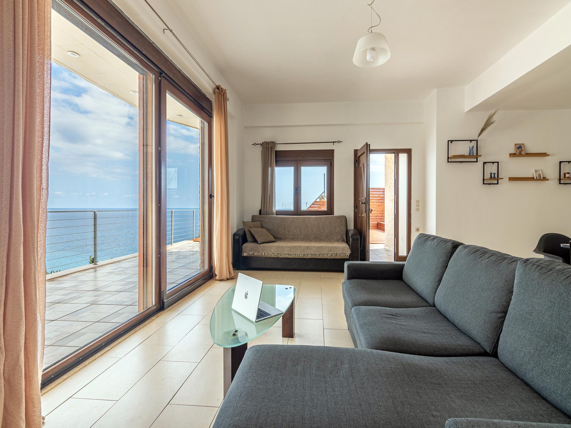 Villa Emmanuela met panoramisch zeezicht en dakterraszwembad in Tris Ekklisies - foto 13