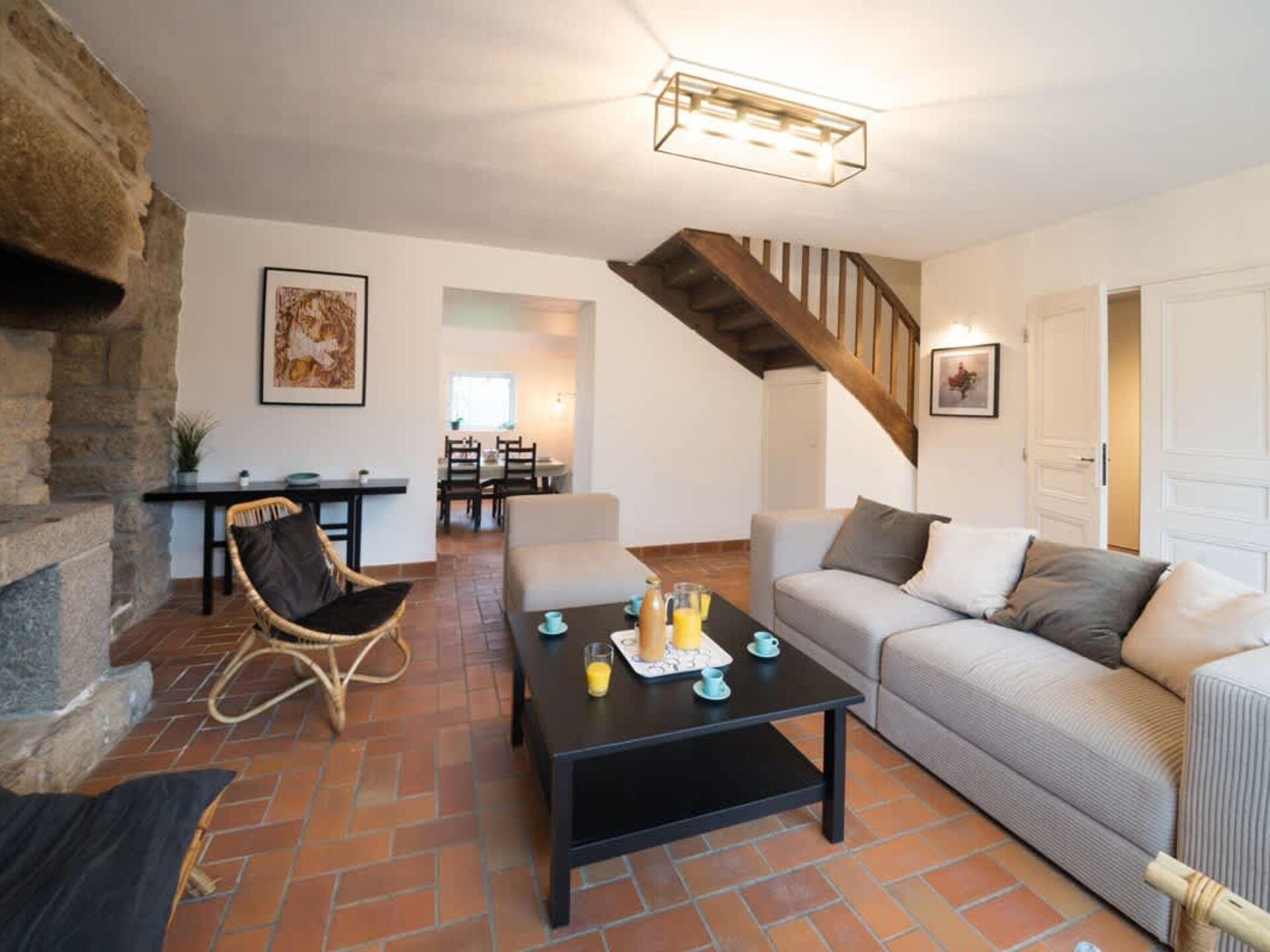 Op 300 m van het strand: Ruim appartement in Landéda voor 8 personen - foto 10