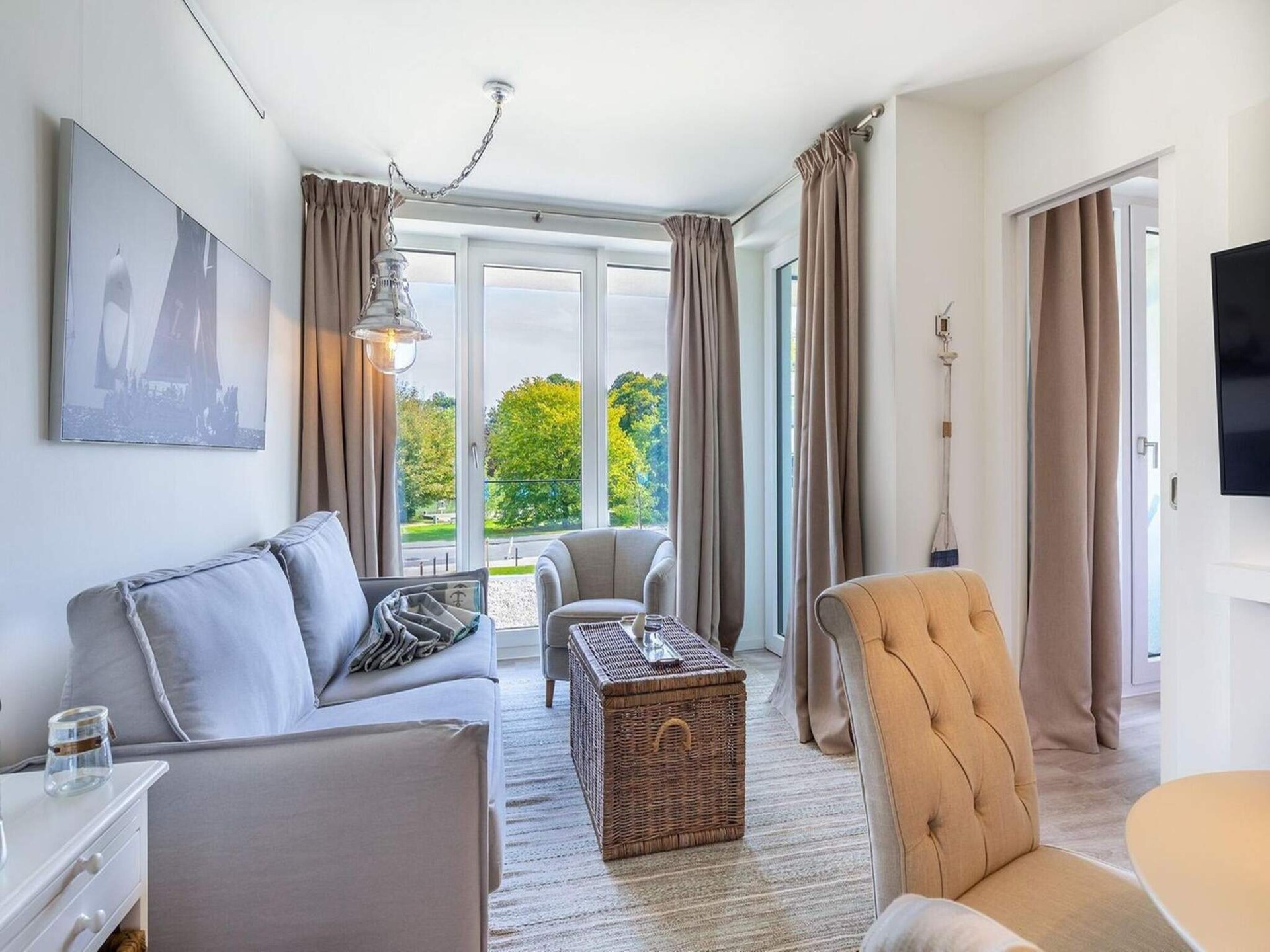Licht appartement op 300 meter van het strand in Travemünde met parkzicht - foto 3