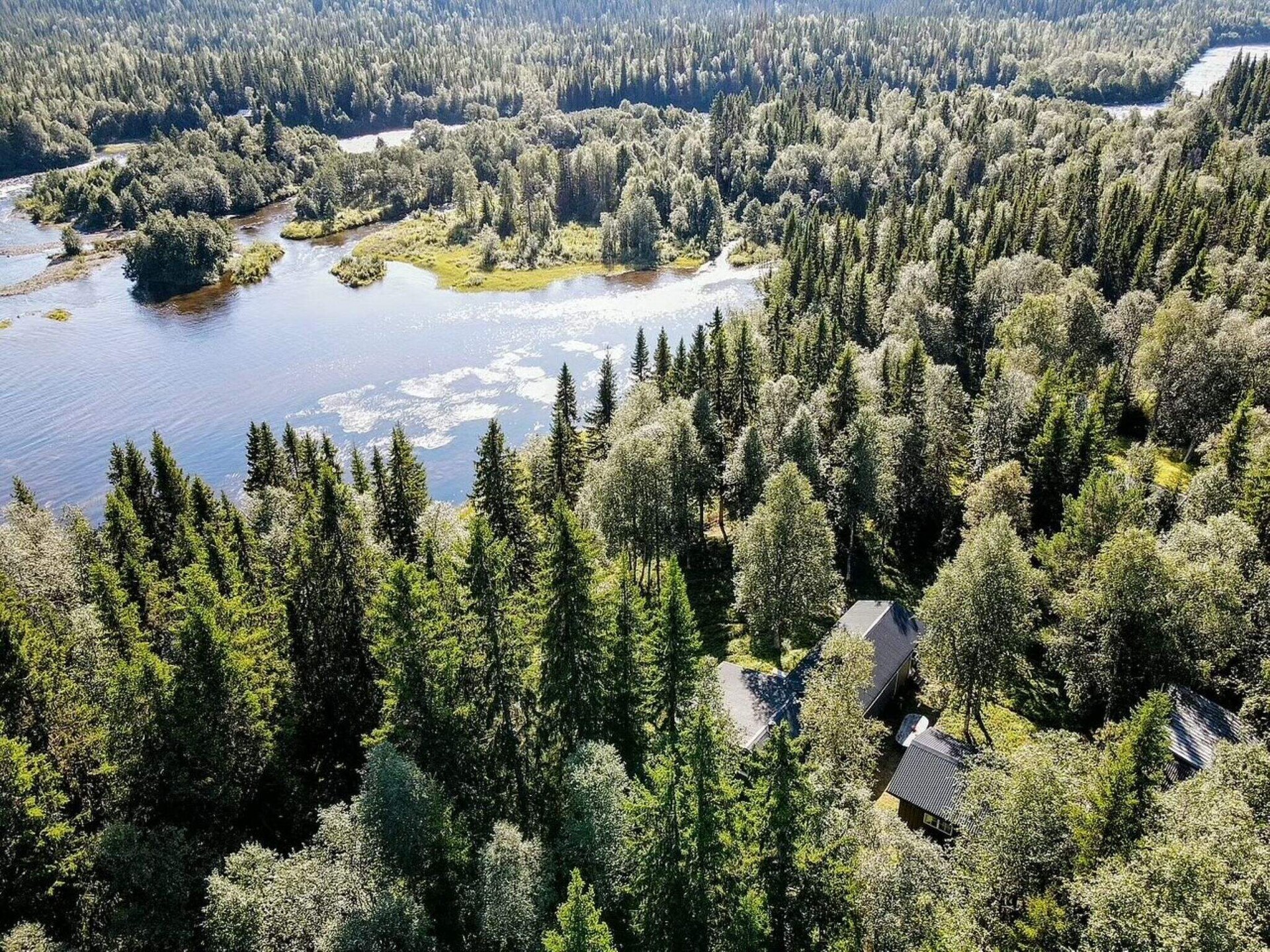 Wildernishut direct aan de Indalsälven met panoramisch uitzicht bij Duved - foto 11