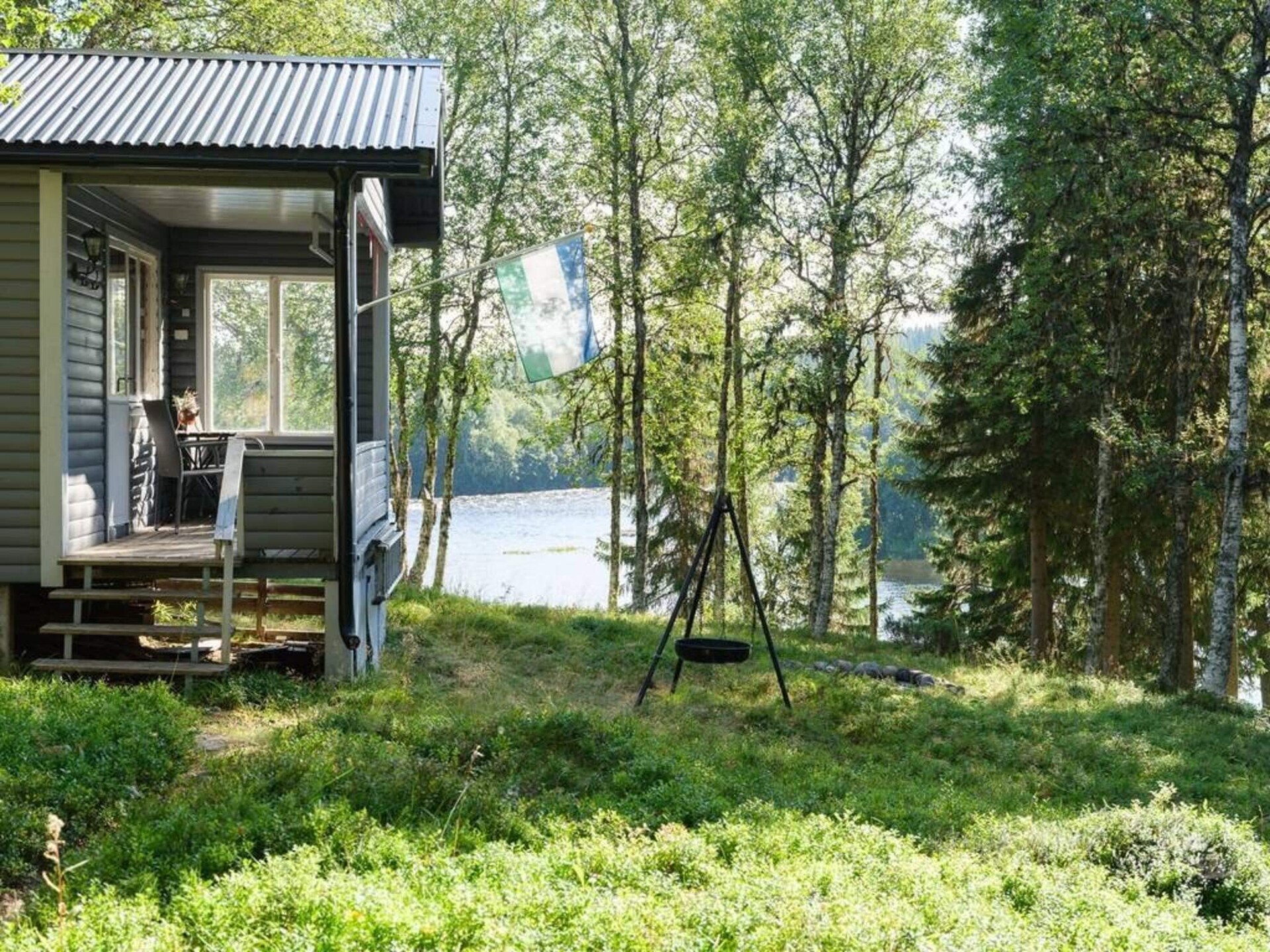 Wildernishut direct aan de Indalsälven met panoramisch uitzicht bij Duved - foto 16