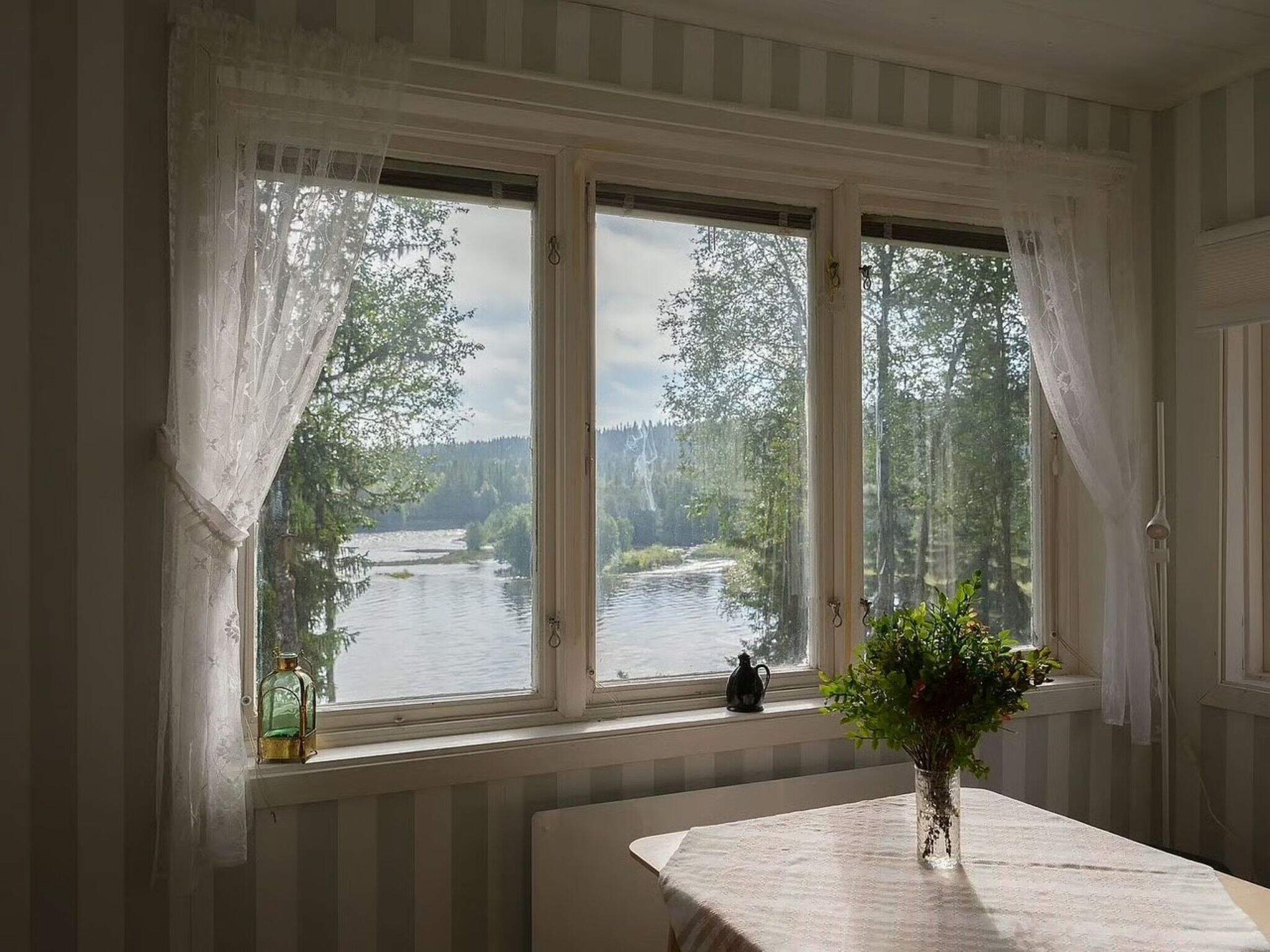 Wildernishut direct aan de Indalsälven met panoramisch uitzicht bij Duved - foto 17