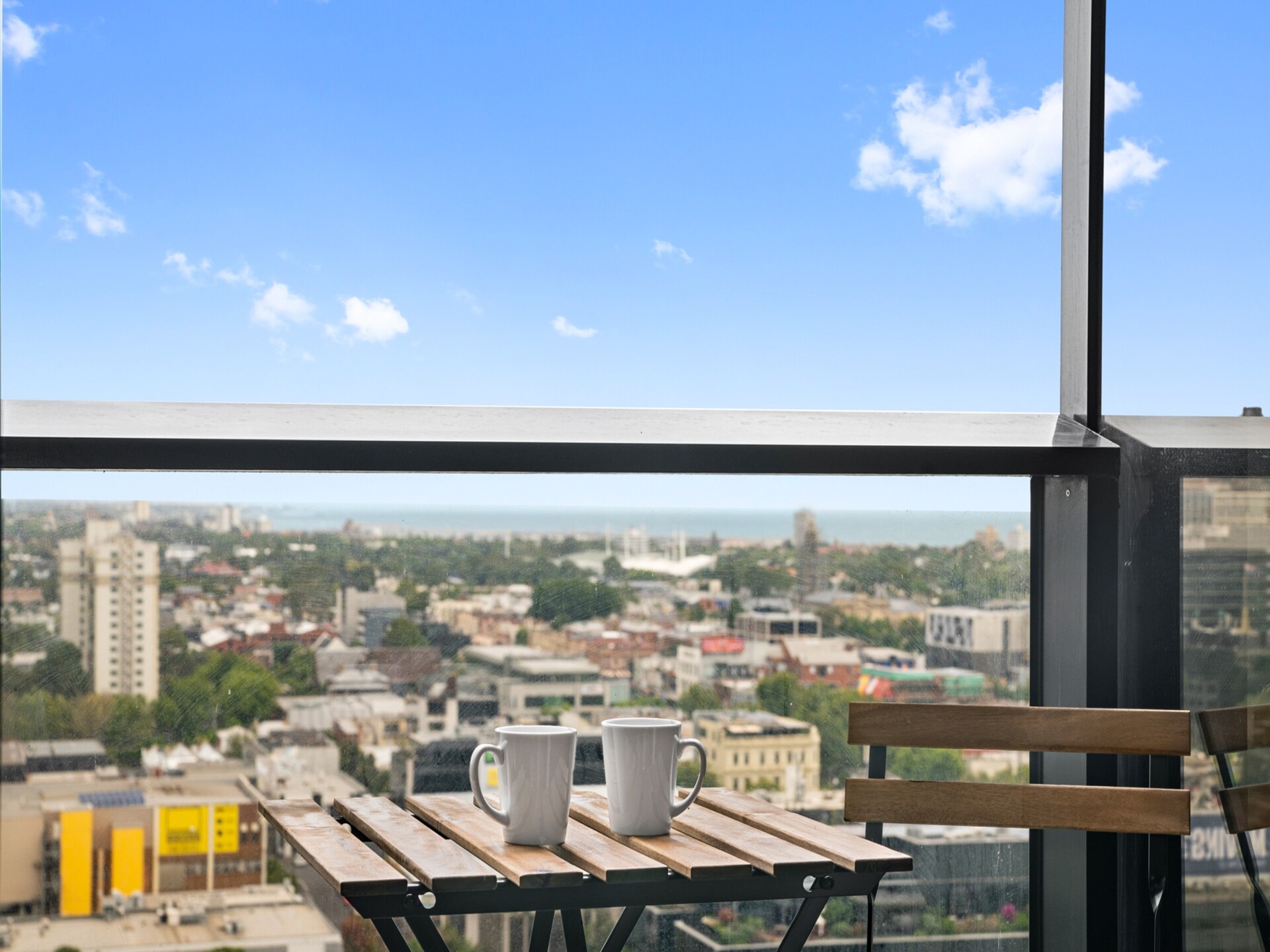 Modern appartement op de 19e verdieping met panoramisch uitzicht over Melbourne - foto 11
