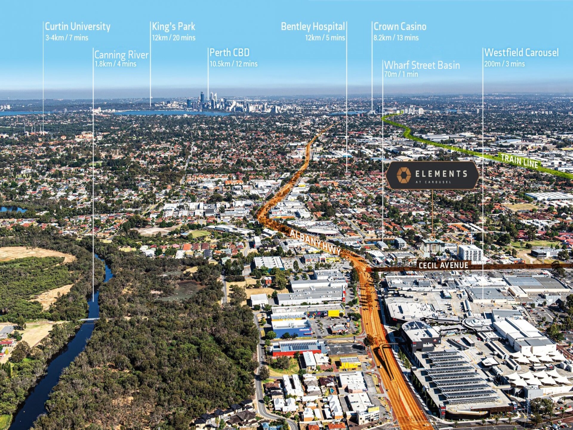 Modern appartement in Cannington met uitzicht en dakterras - foto 19