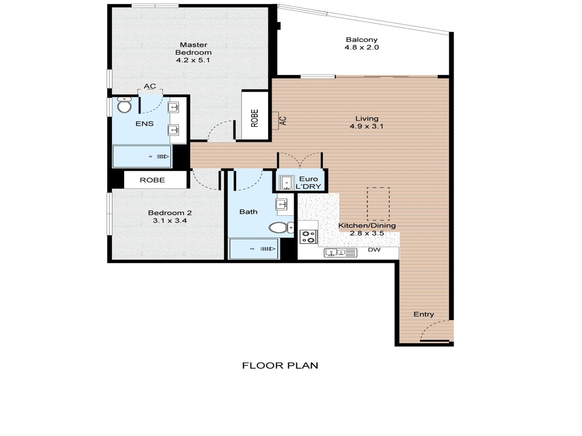 Modern appartement in Cannington voor 4 personen · 88 m² - foto 14