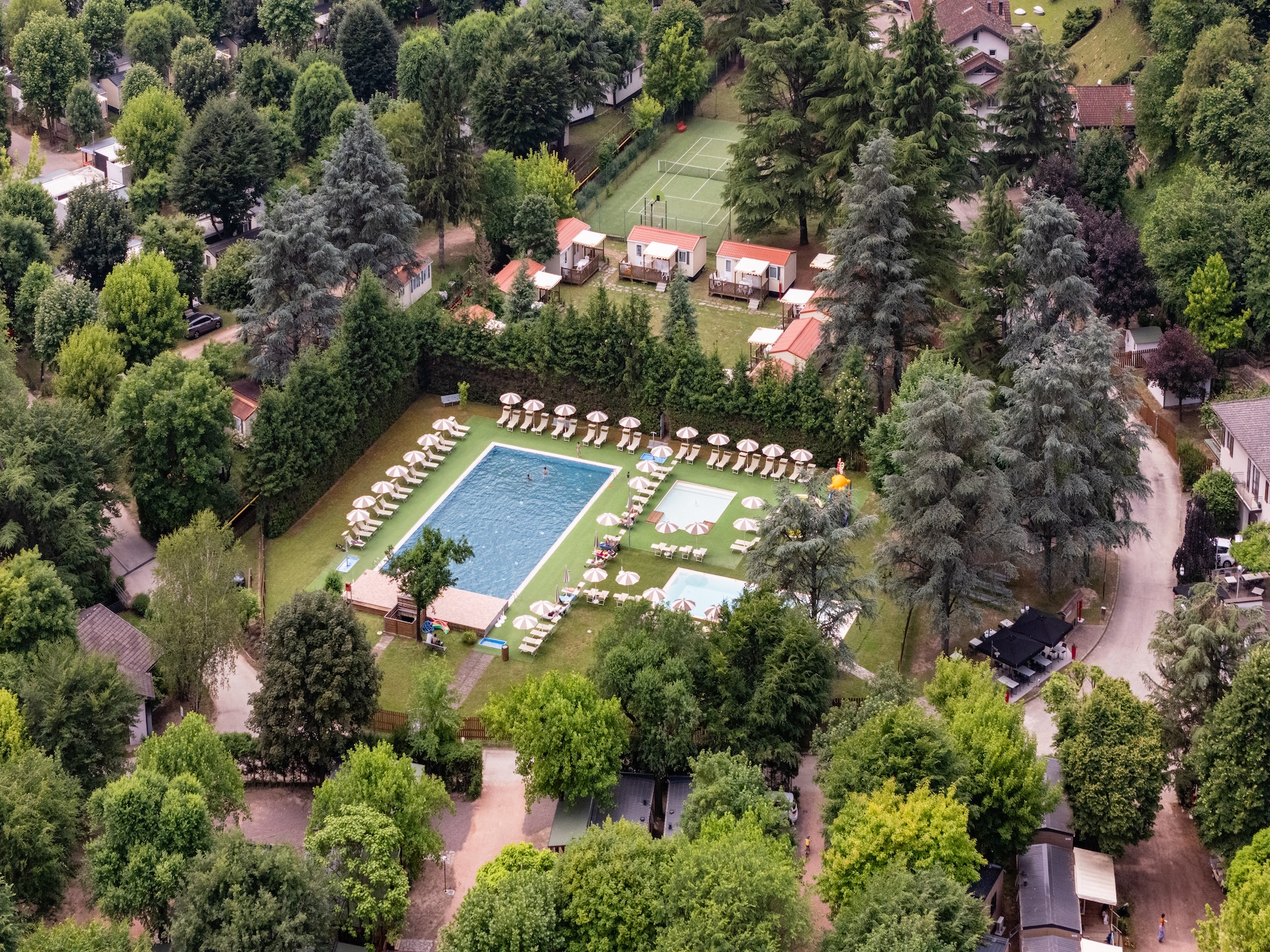Lodge Elite: vrijstaande stacaravan voor 4 bij de meren van Levico Terme - foto 17