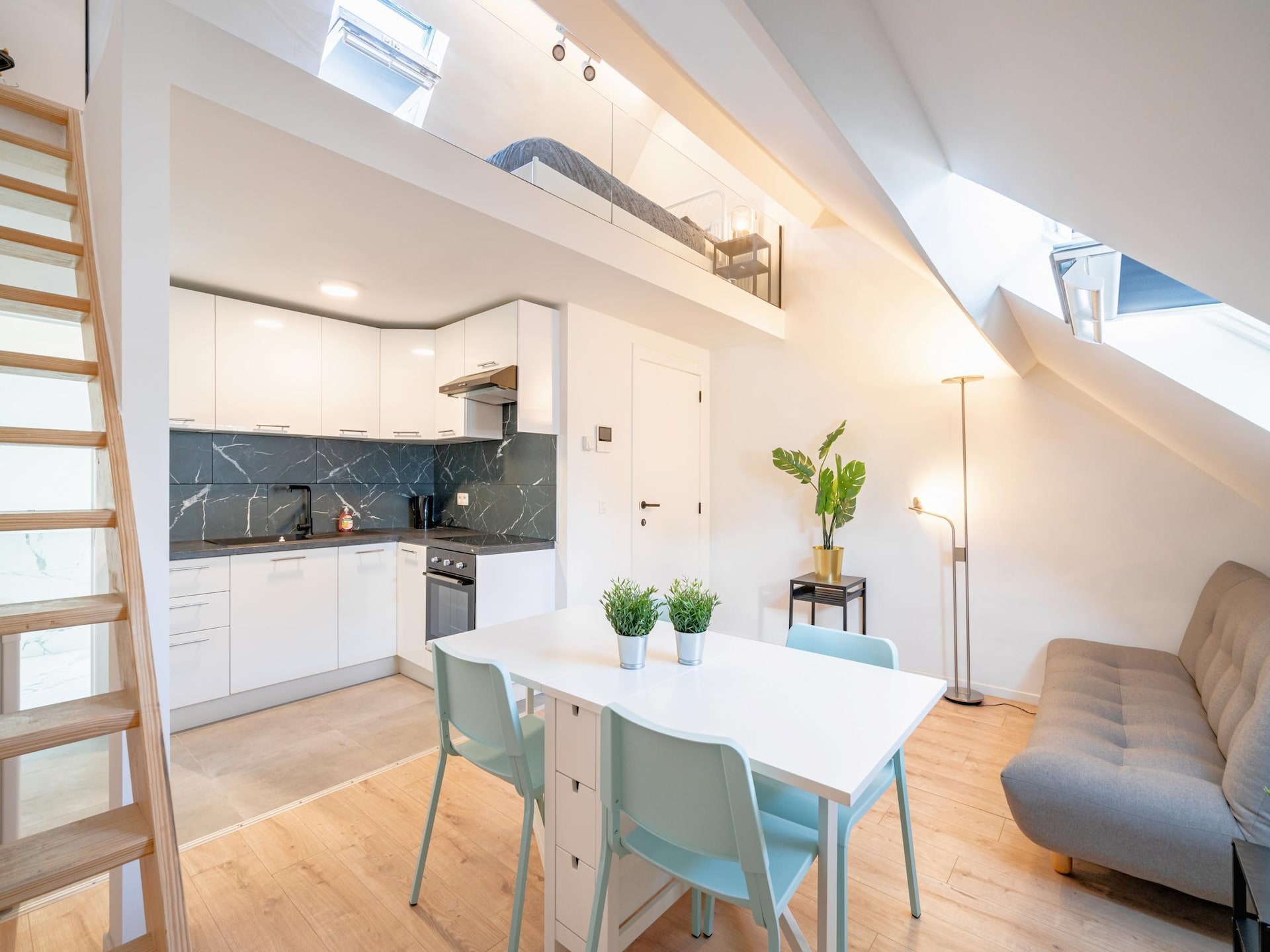 1-persoons appartement in Antwerp Center met rustige slaapkamer - foto 2