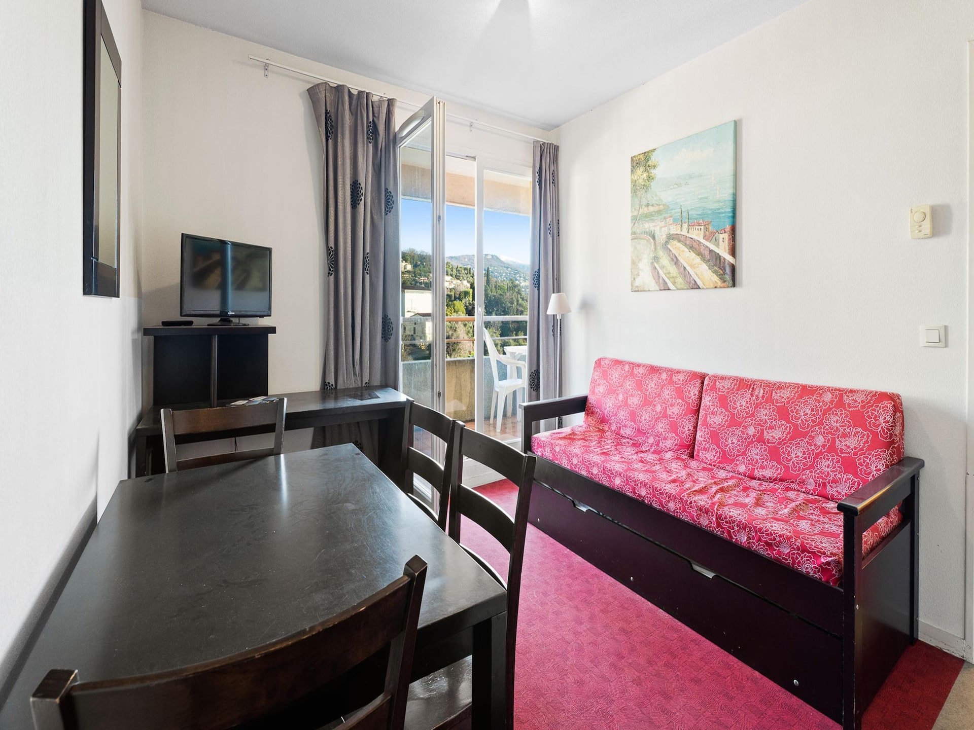 Op 900m van het centrum: licht appartement in Grasse voor 4 personen - foto 2