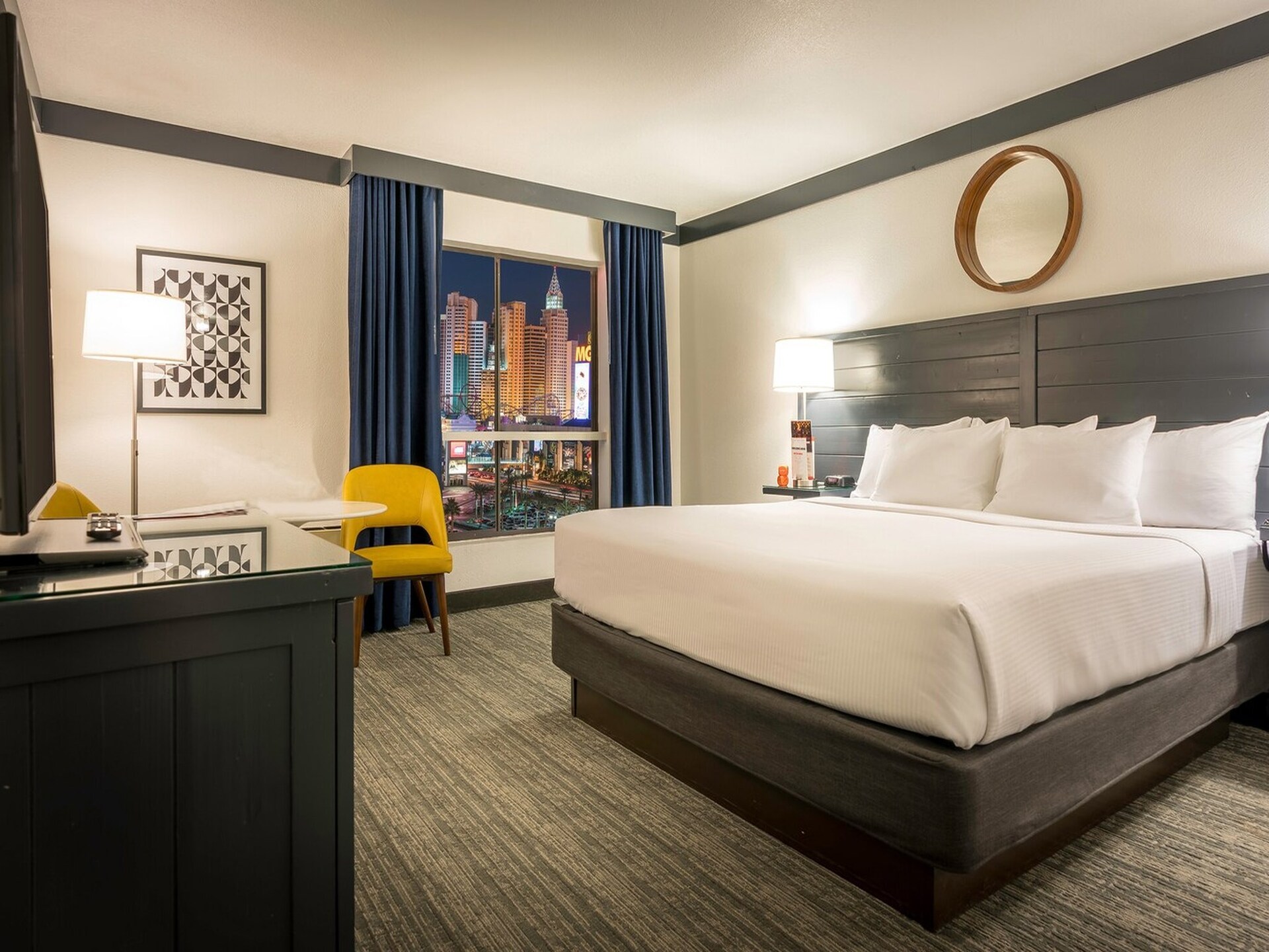 Premium King Bed met Uitzicht op het Zwembad in Las Vegas - foto 11