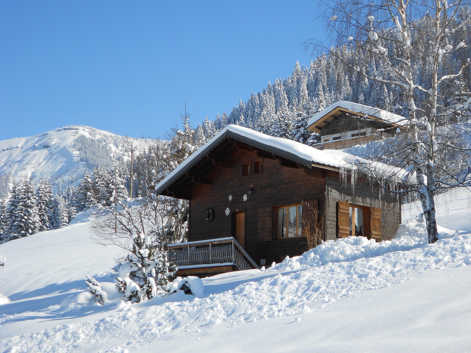 Authentiek chalet voor 5 personen aan de bosrand bij Notre Dame de Bellecombe - foto 8