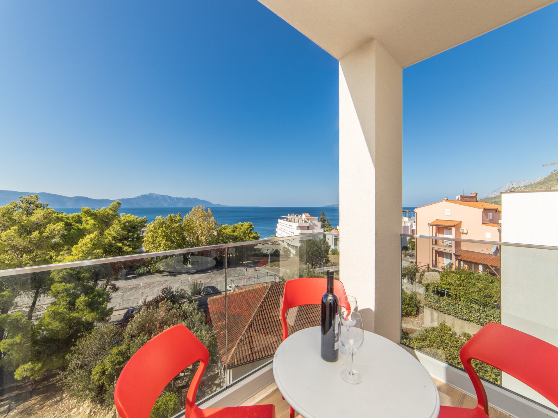 Altiora Residence 203: Studio aan zee in Gradac voor 4 personen - foto 14