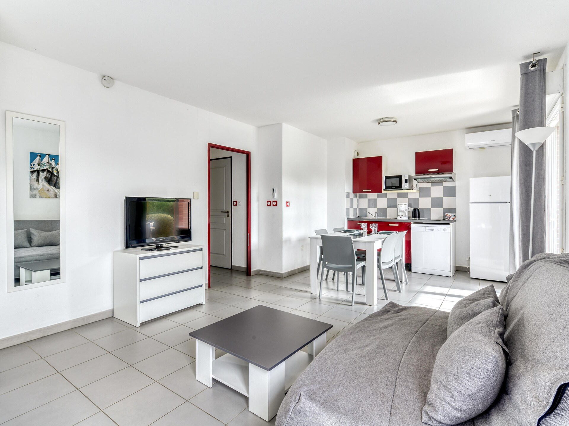 Knusse studio voor 6 in Argeles-sur-Mer met airco en WiFi - foto 15