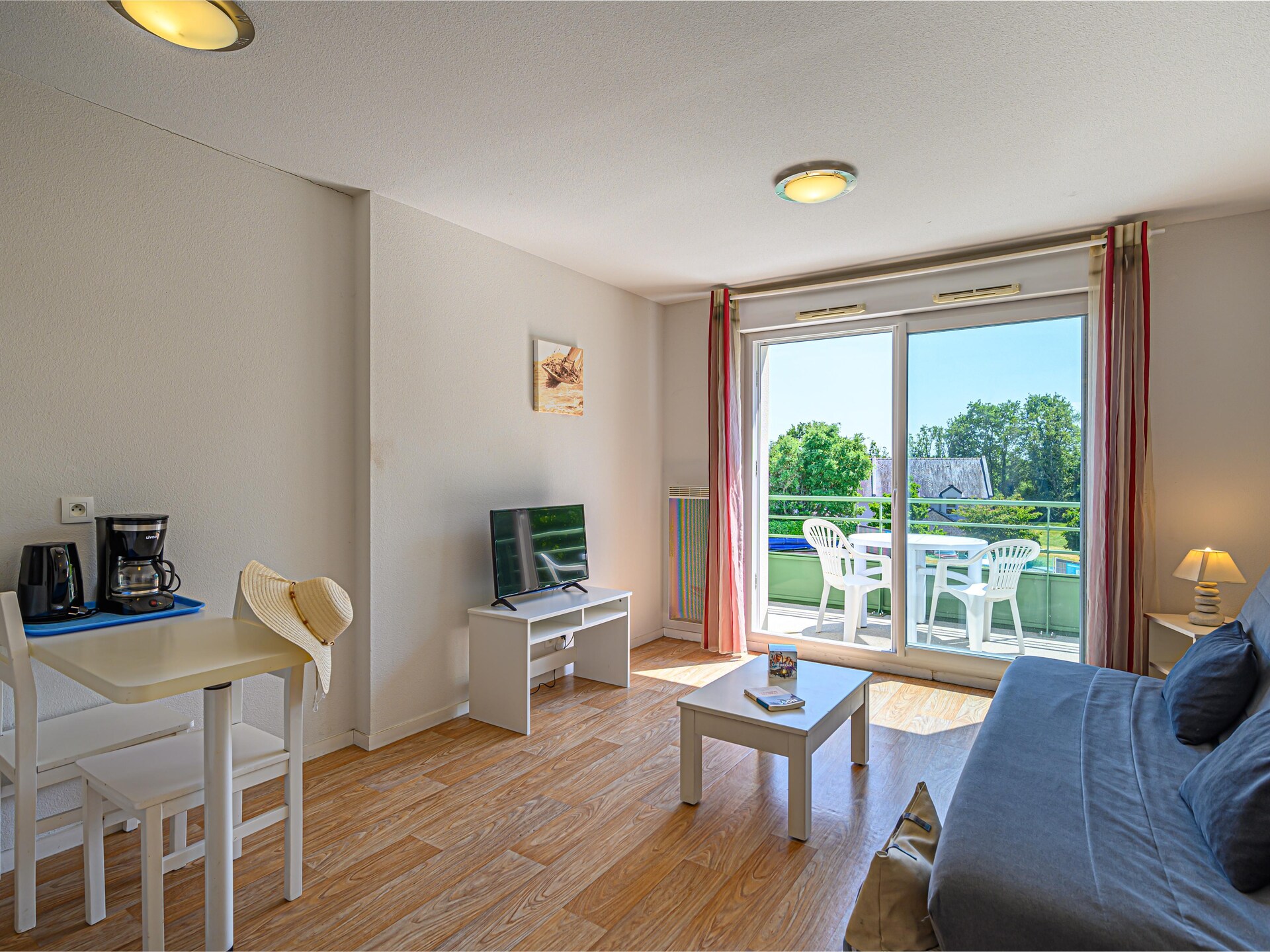 Knusse studio voor 2 bij Vannes met zwembad, vlakbij de Golf van Morbihan - foto 4