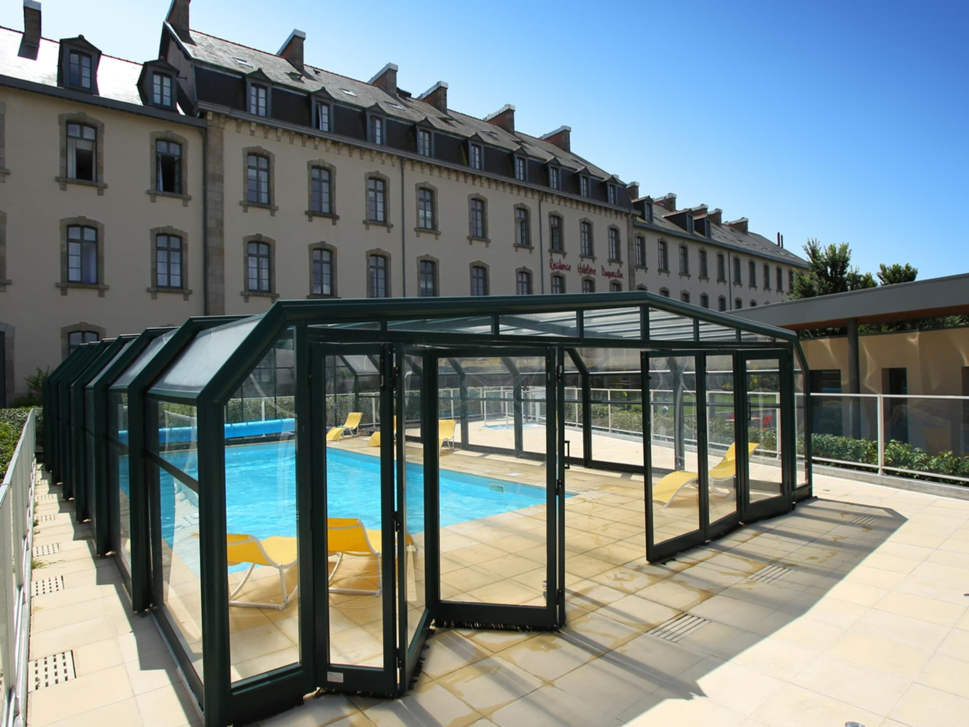 Licht appartement in Dinan met verwarmd buitenzwembad - foto 7