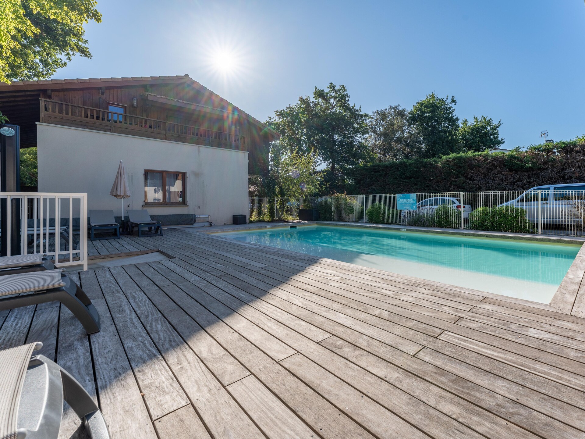 Licht appartement in Lacanau bij het meer met verwarmd zwembad - foto 10