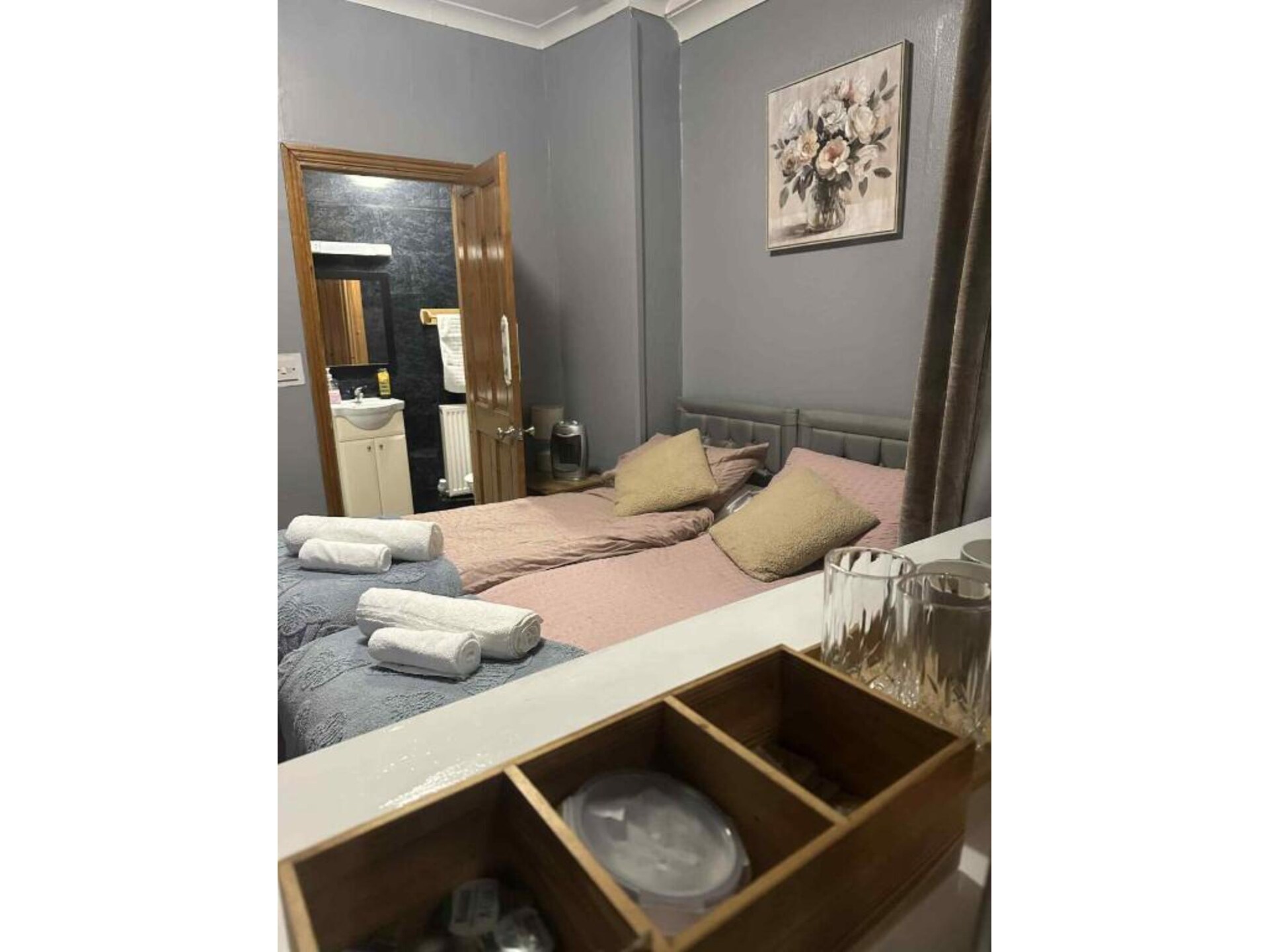 Gedeelde Twin Room in historisch pand bij Merthyr Tydfil - foto 3
