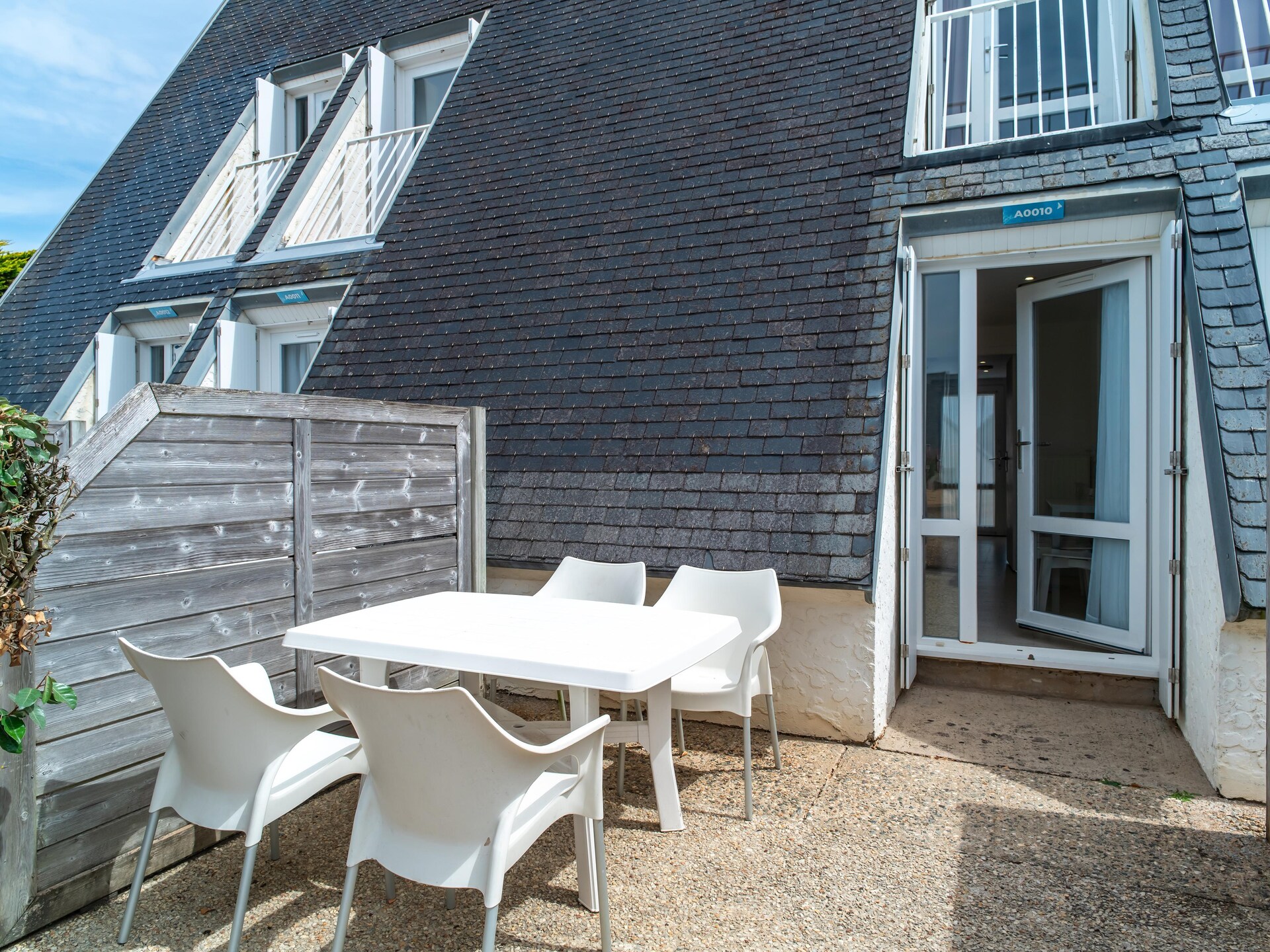 Licht duplexappartement op 200 meter van strand La Falaise in Guidel - foto 22