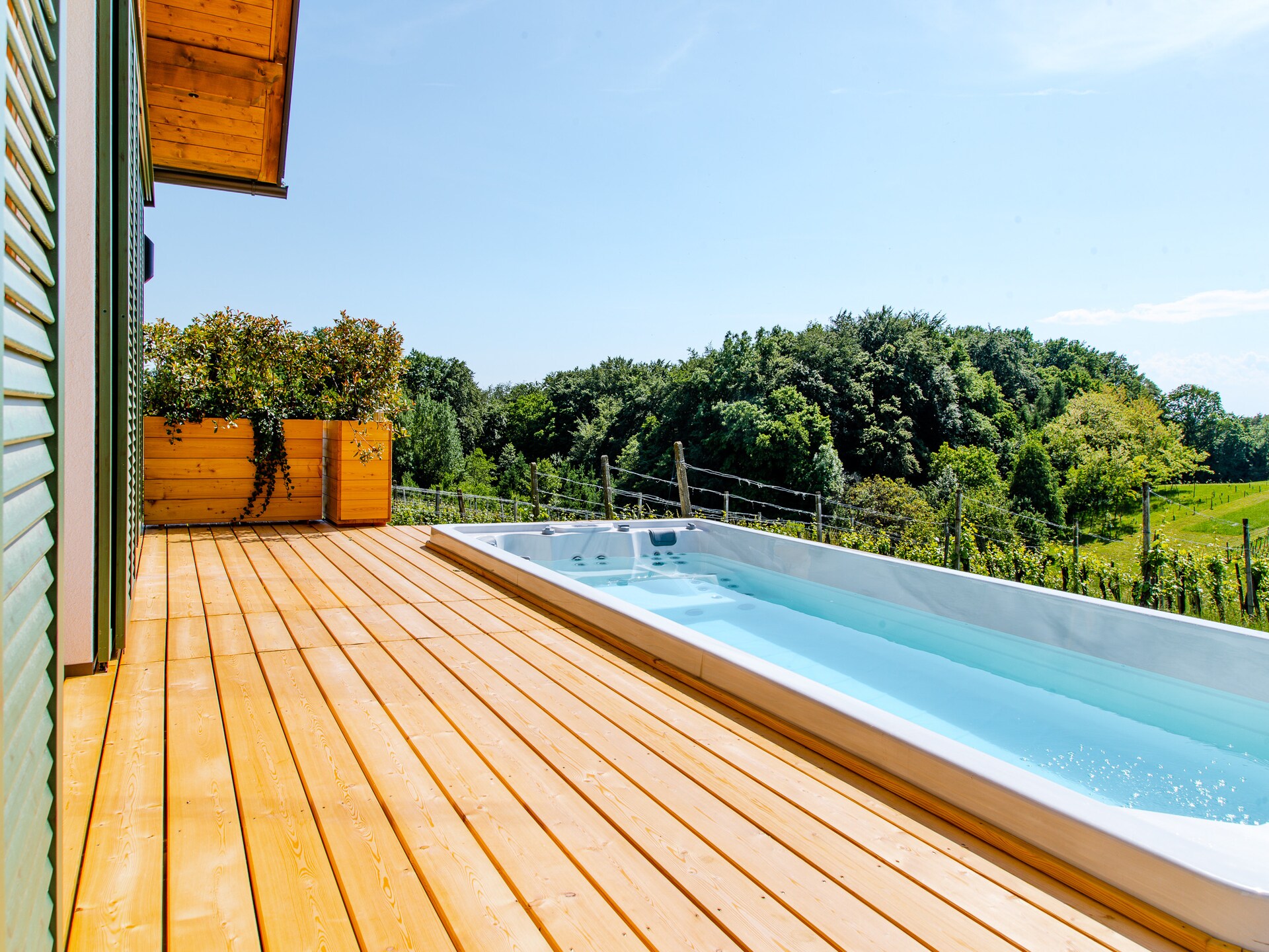 Modern vakantiehuis aan de golfbaan met privézwembad in Klöch - foto 1