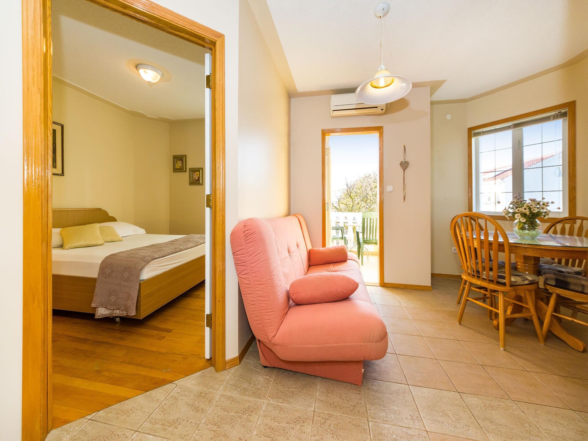 Beachfront appartement Mareo 3: direct aan zee in Zaton - foto 9