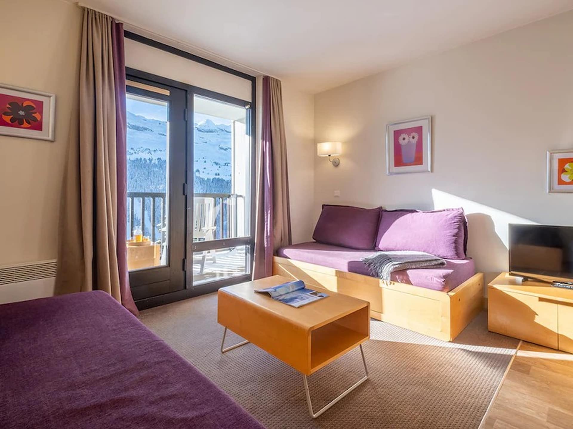 Zonnig appartement in Flaine voor 6 personen met zuidbalkon - foto 2