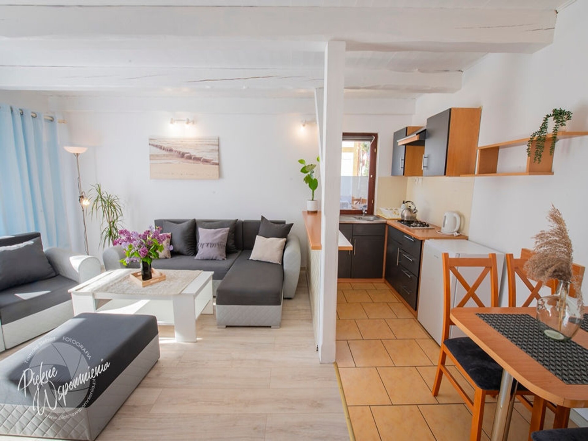 Comfortabel vakantiehuis voor 4 in dennenbos, 280m van zee in Leba - foto 6