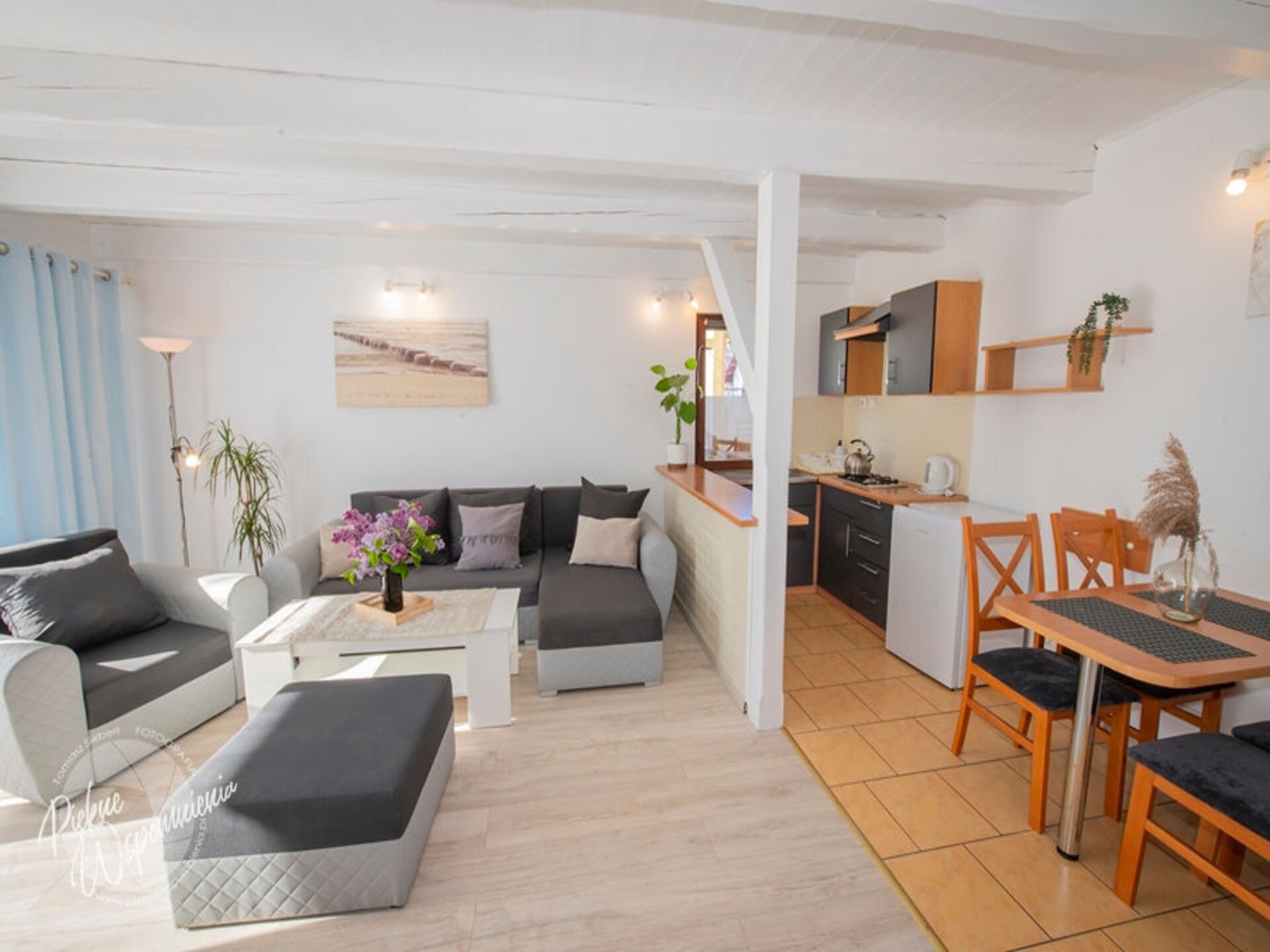 Comfortabel vakantiehuis voor 4 in dennenbos, 280m van zee in Leba - foto 5