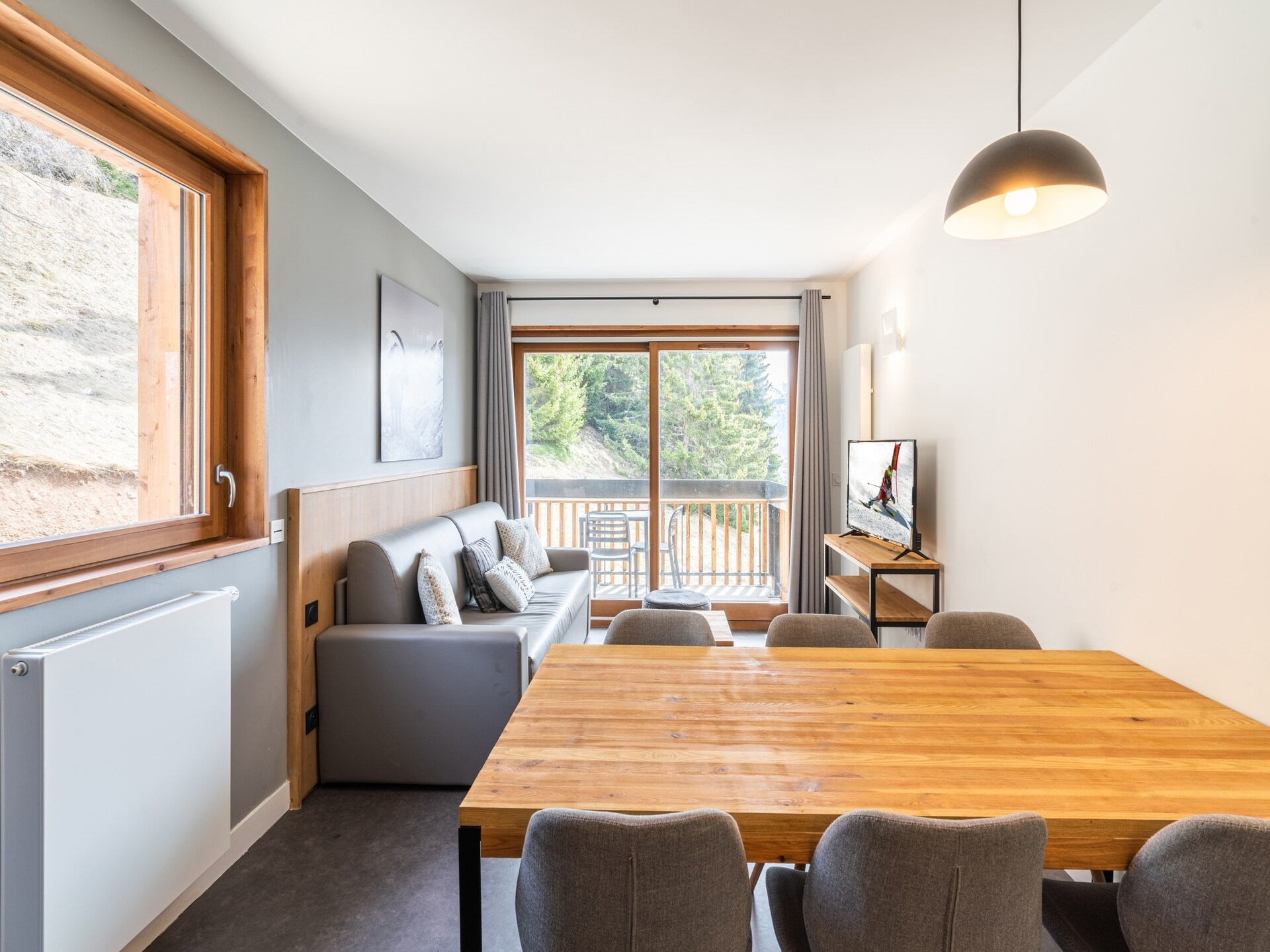 Appartement Alpe d'Huez 6 pers. ski-in/ski-out met zwembad en wellness - foto 2