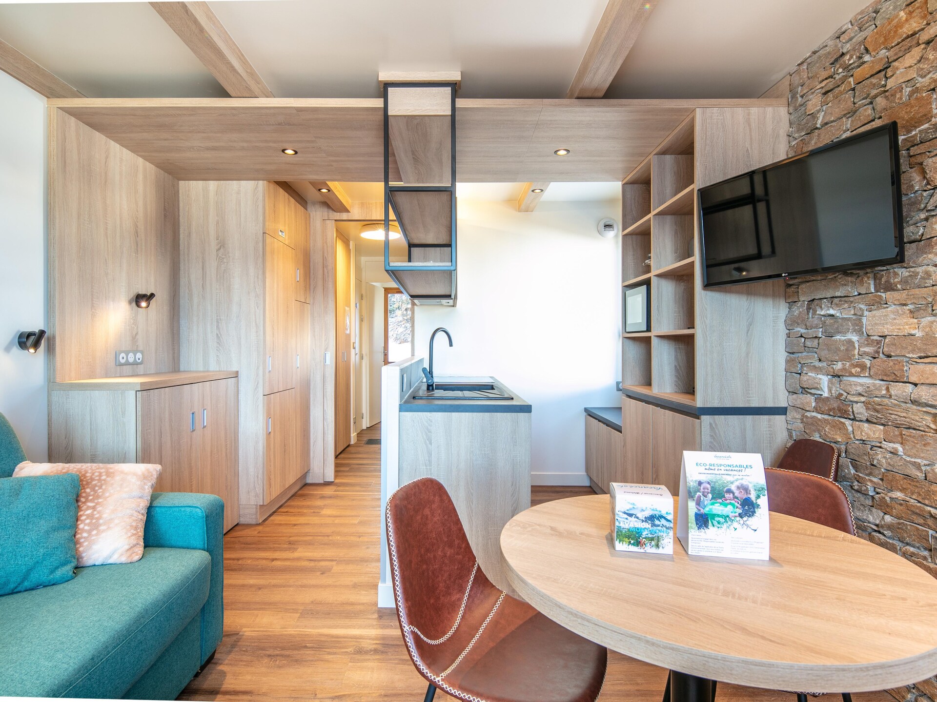 Knusse studio voor 3 in Doucy, 150m van de piste en het centrum - foto 16