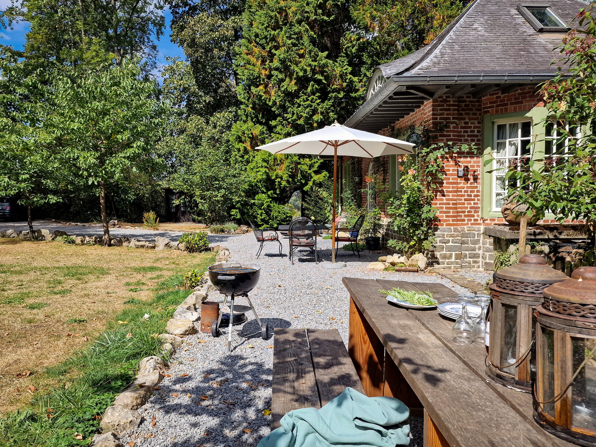 Romantisch paviljoen met houtkachel en kampvuur in de Ardennen - foto 16