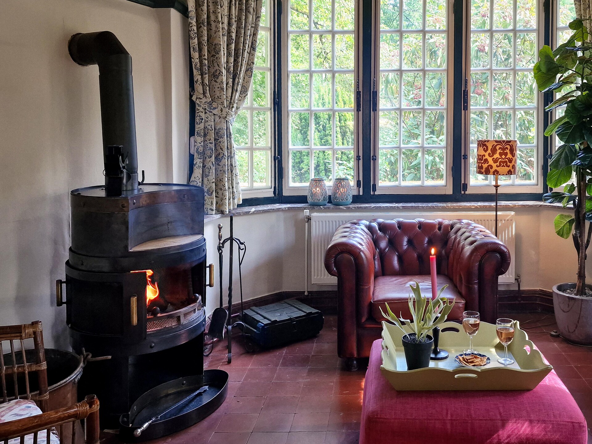 Romantisch paviljoen met houtkachel en kampvuur in de Ardennen - foto 2