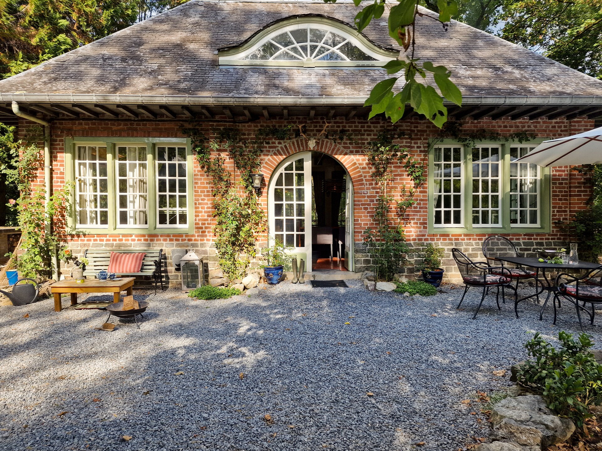 Romantisch paviljoen met houtkachel en kampvuur in de Ardennen - foto 9