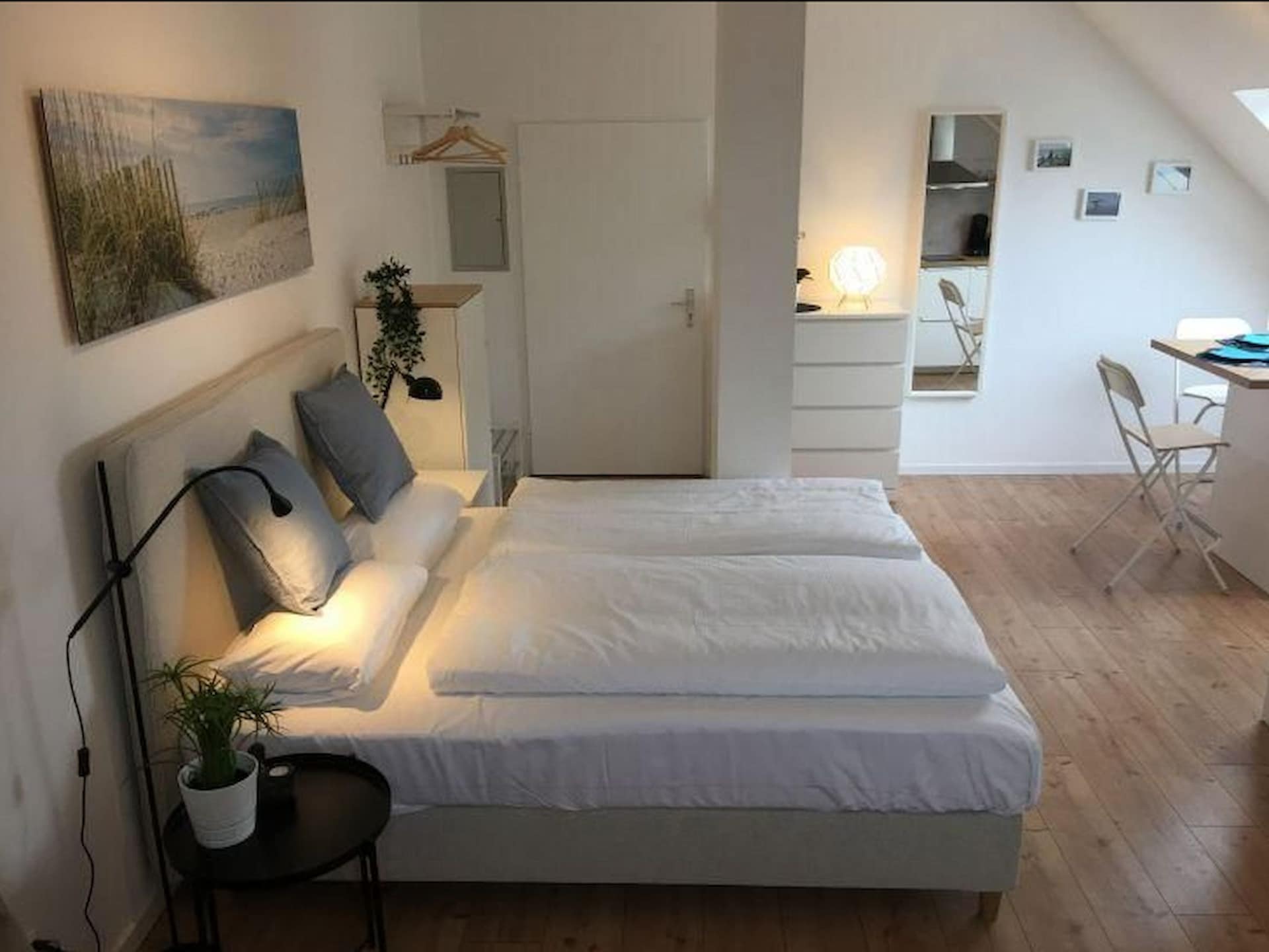2-persoons appartement aan zee in Orth: Ferienwohnung meerHAFEN - foto 5