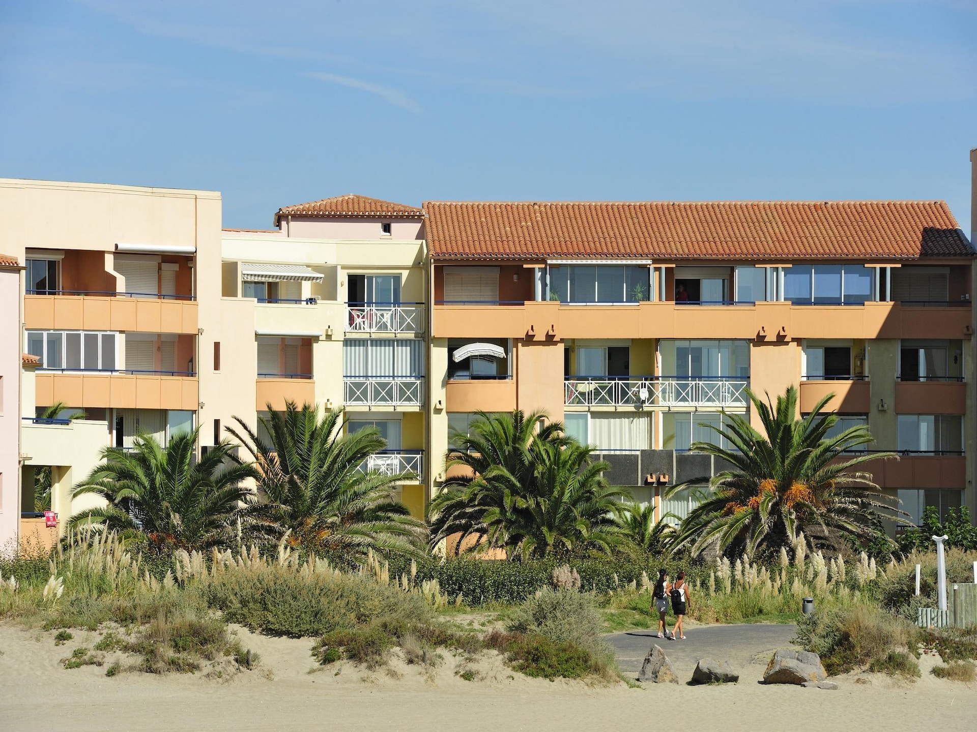 Aan het strand: Ruim appartement Les Terrasses de Savanna in Cap d'Agde - foto 7