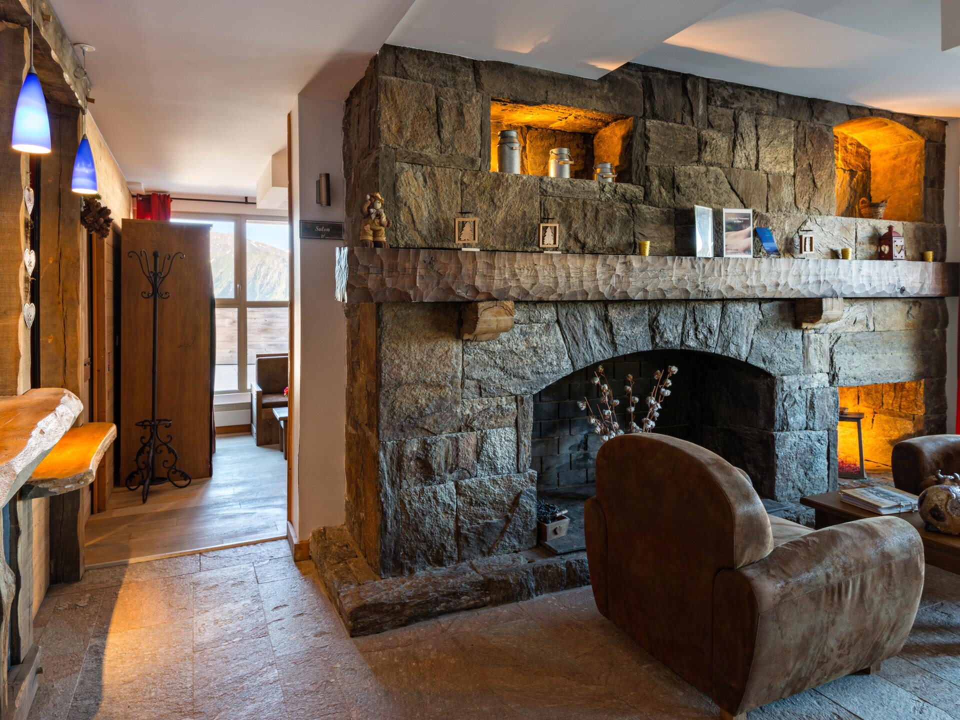 Ruim appartement voor 8 op de bergflank in Saint-Lary-Soulan met zwembad - foto 14