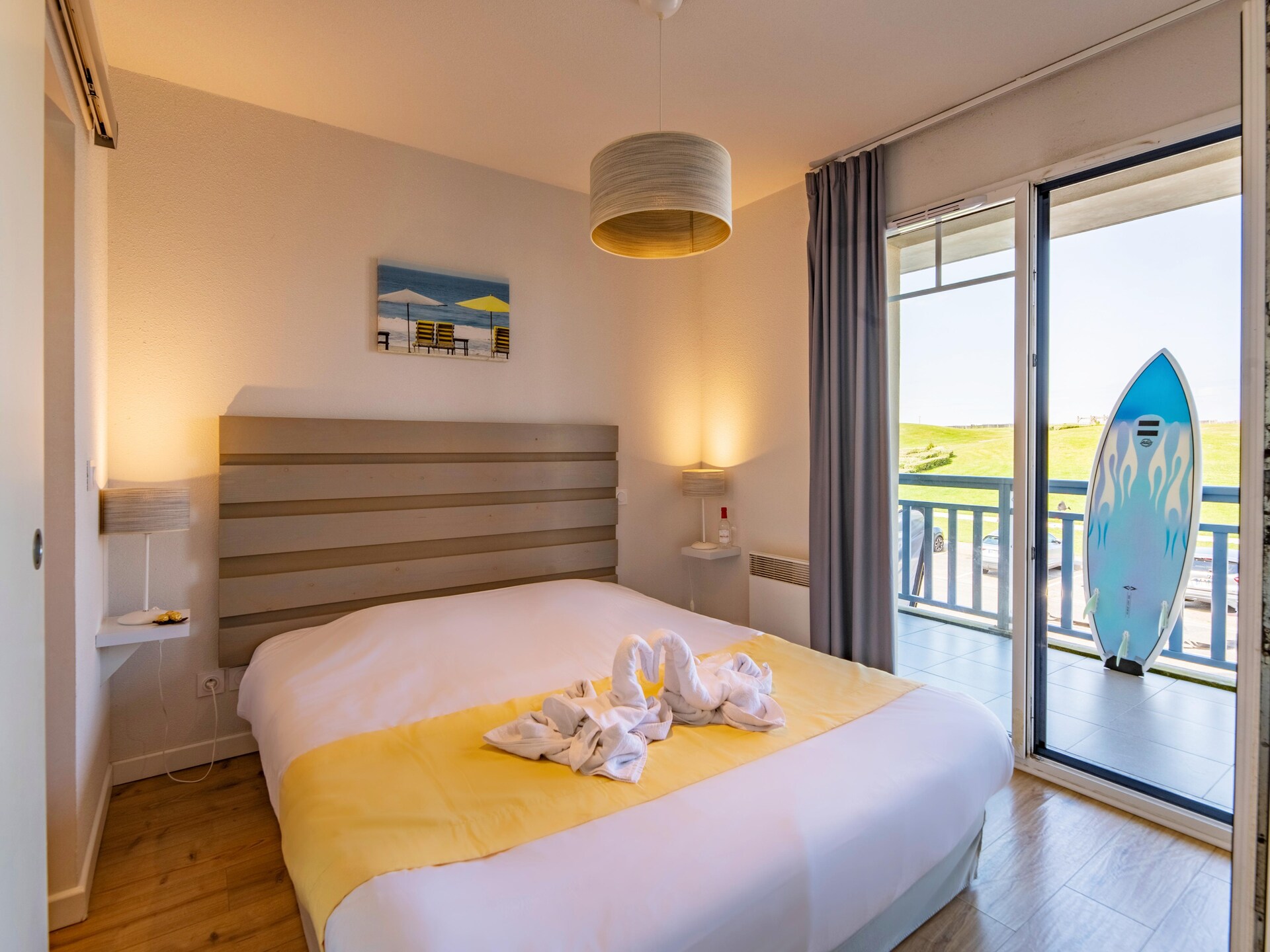 Appartement 8 pers. op 150m van strand Biscarrosse met zwembad - foto 3