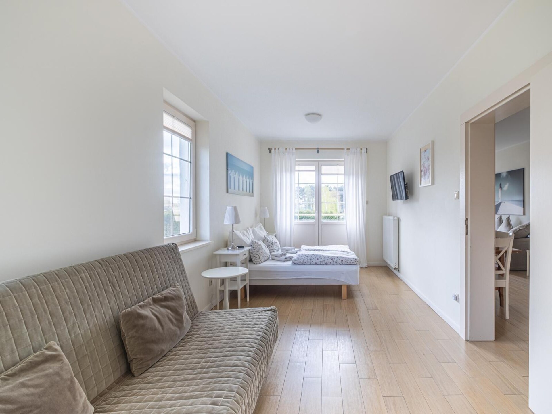 Ruim appartement voor 4 personen in het centrum van Dębki · 1 slk - foto 6