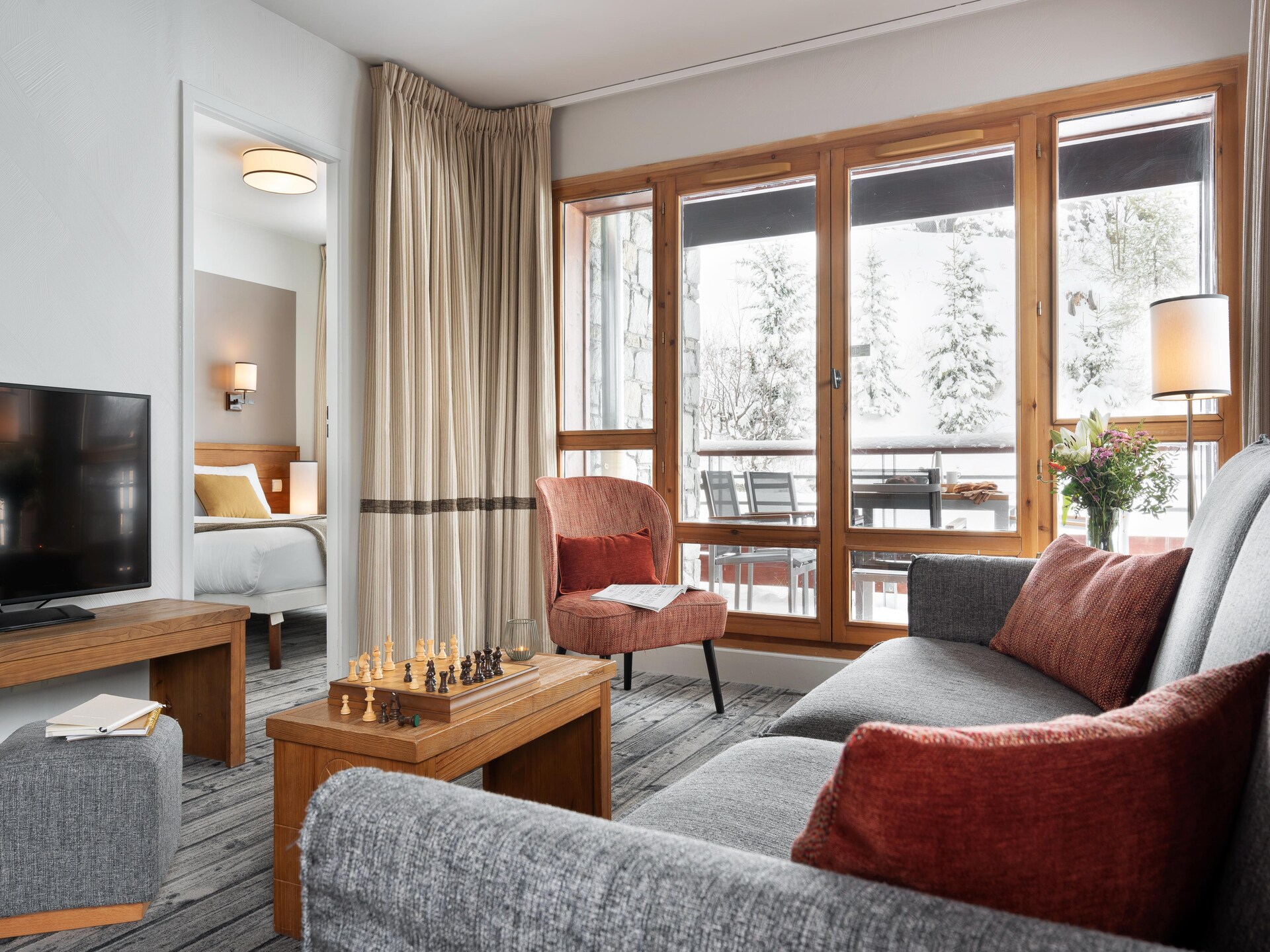 Luxe appartement voor 6 personen in Flaine met balkon - foto 3