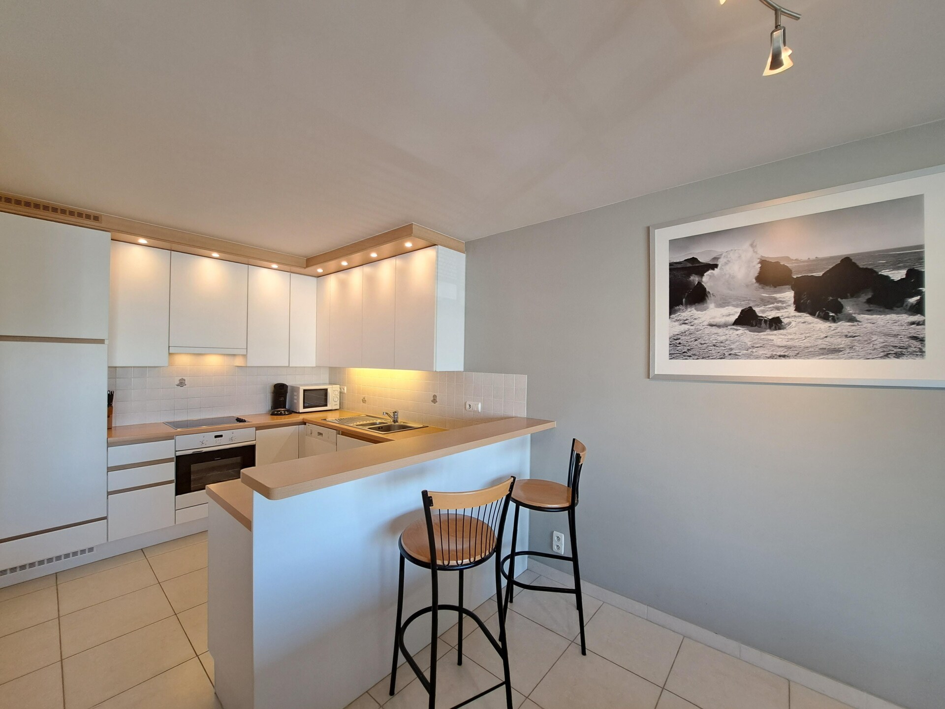 Licht appartement met balkon op 100 meter van strand Oostduinkerke - foto 7