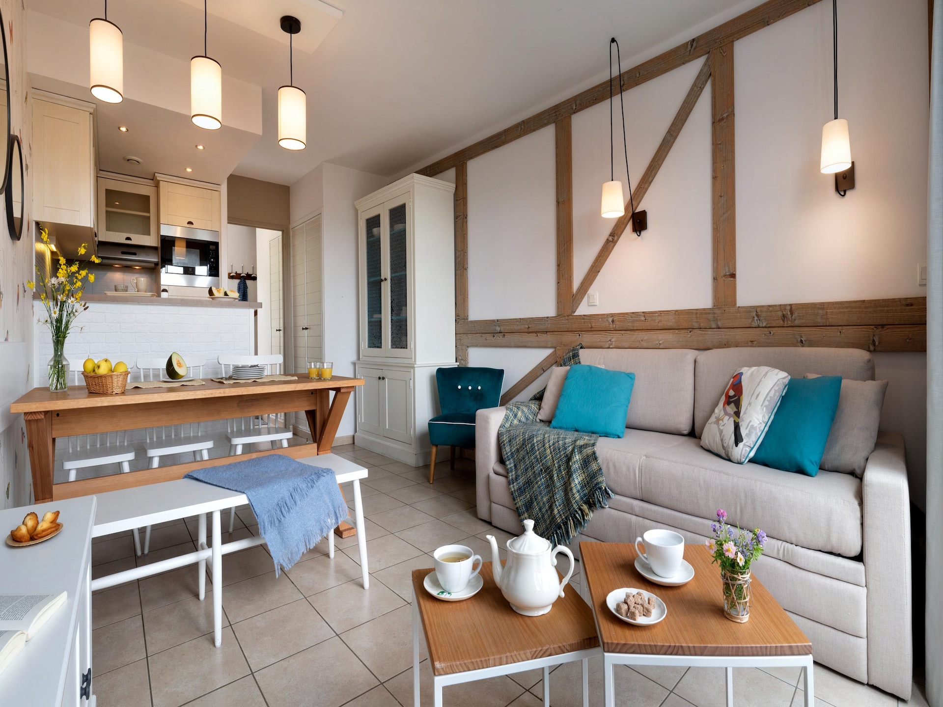 Duplex voor 6 met wellness & zwembad vlakbij strand Houlgate - foto 3