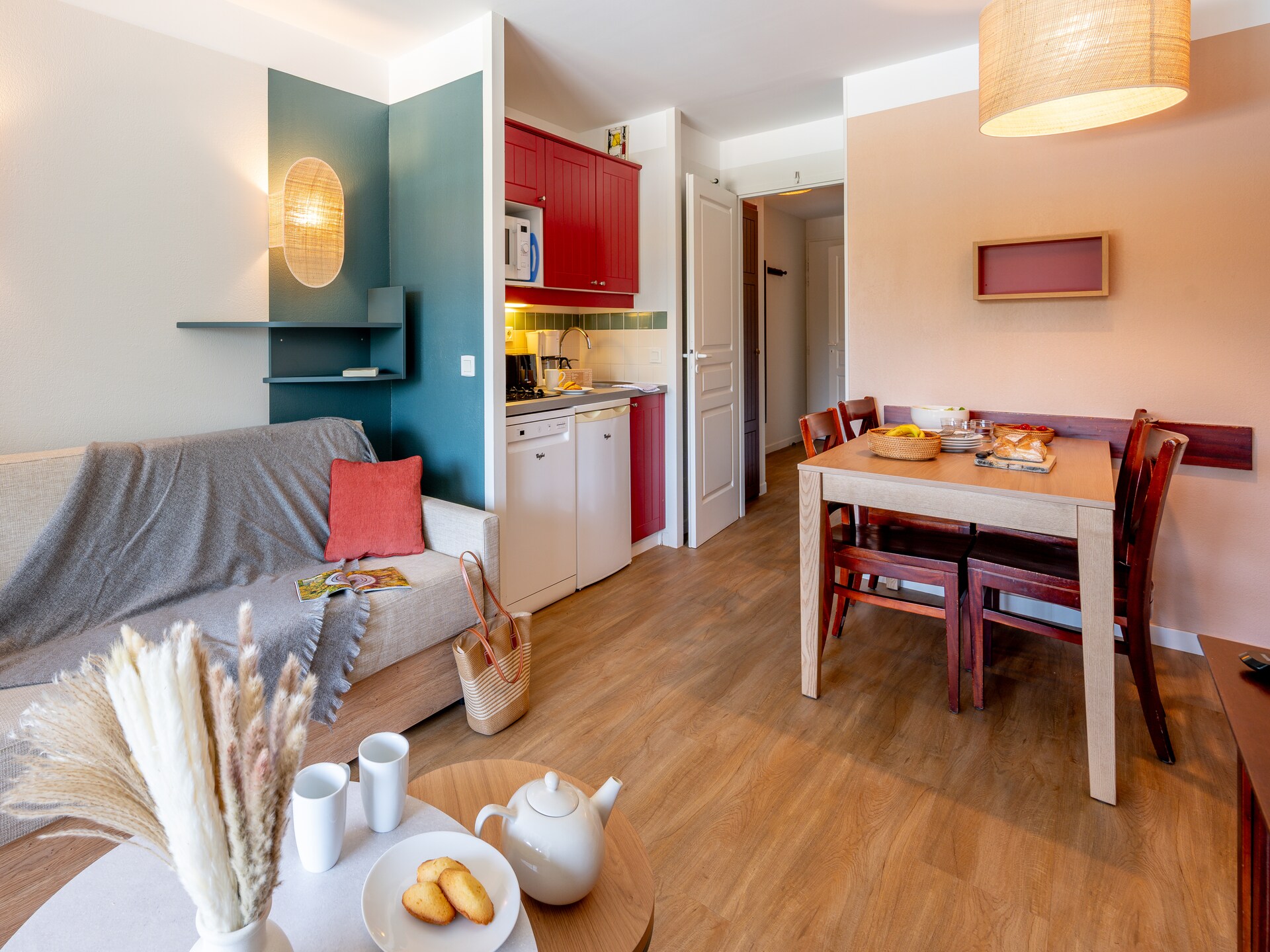 Studio voor 4 aan het meer van Biscarrosse met zwembad en terras - foto 11