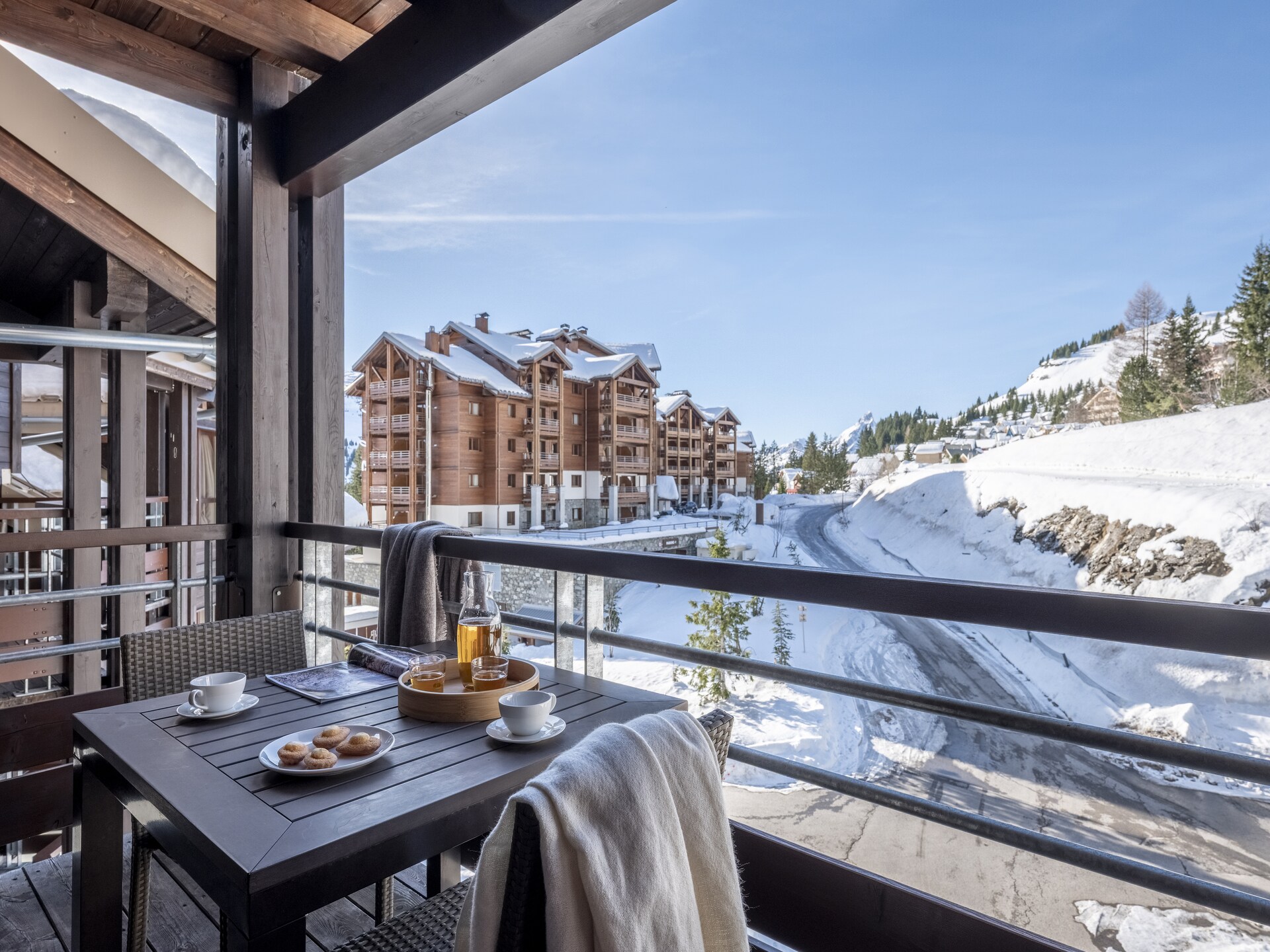 Luxe appartement in Flaine met balkon, zwembad & uitzicht op de Grand Massif - foto 6