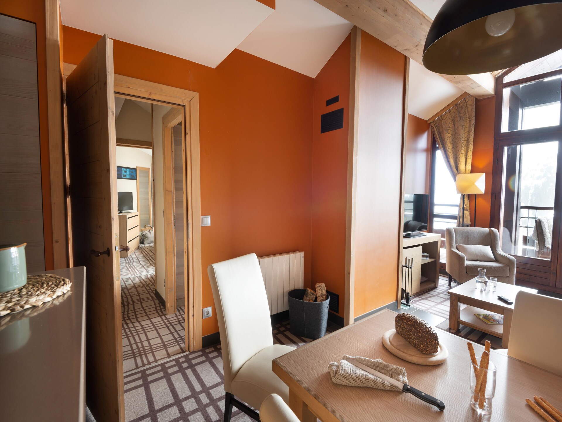 Ruim 6-persoons appartement met balkon en bergzicht in Flaine – Zondag aankomst - foto 13