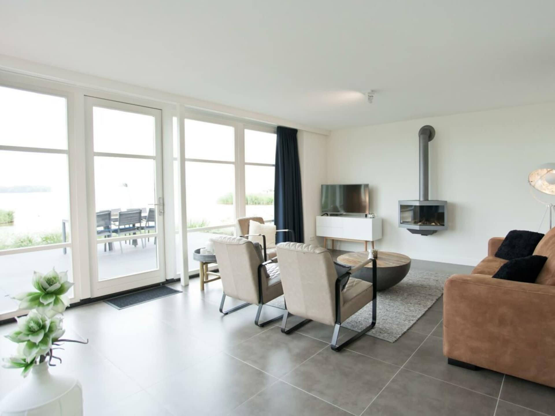 Moderne villa in Hulshorst voor 6 personen met open haard - foto 2